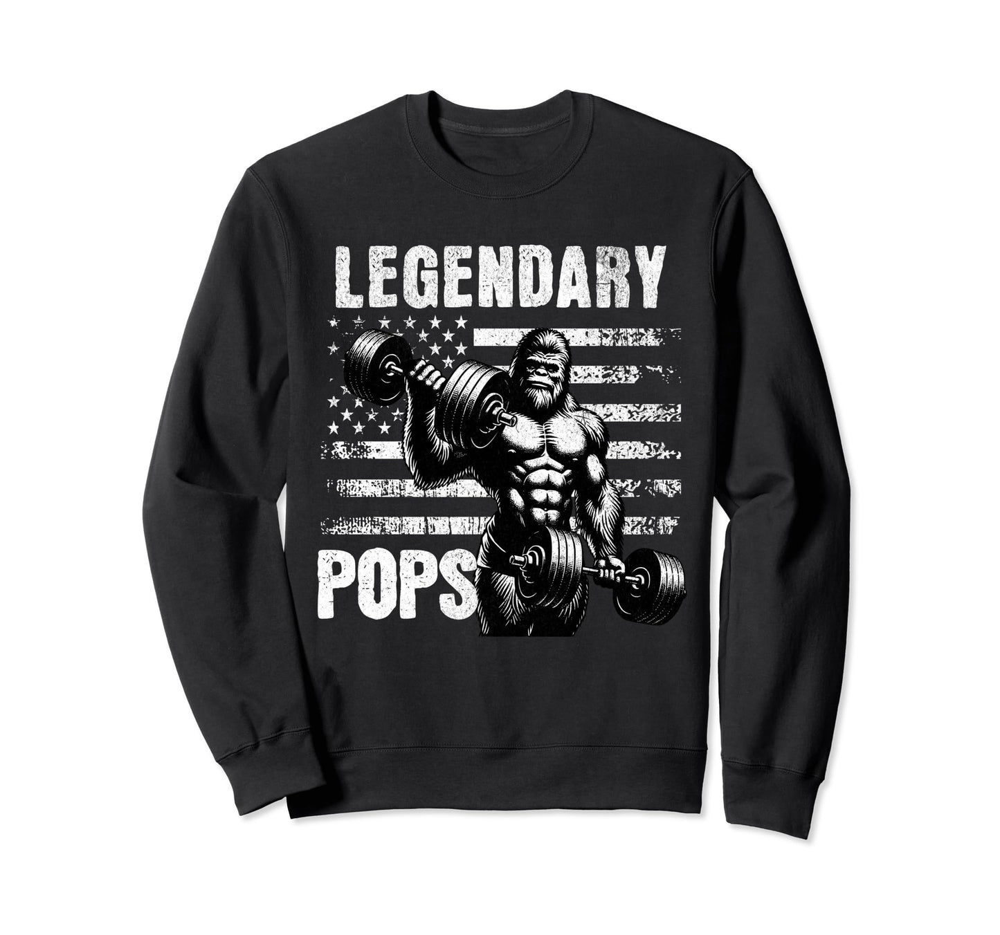 Legendary Pops Fathers Day Sweatshirt - Casual Everyday Wear Unisex - T-Shirt, Sweatshirt, Hoodie