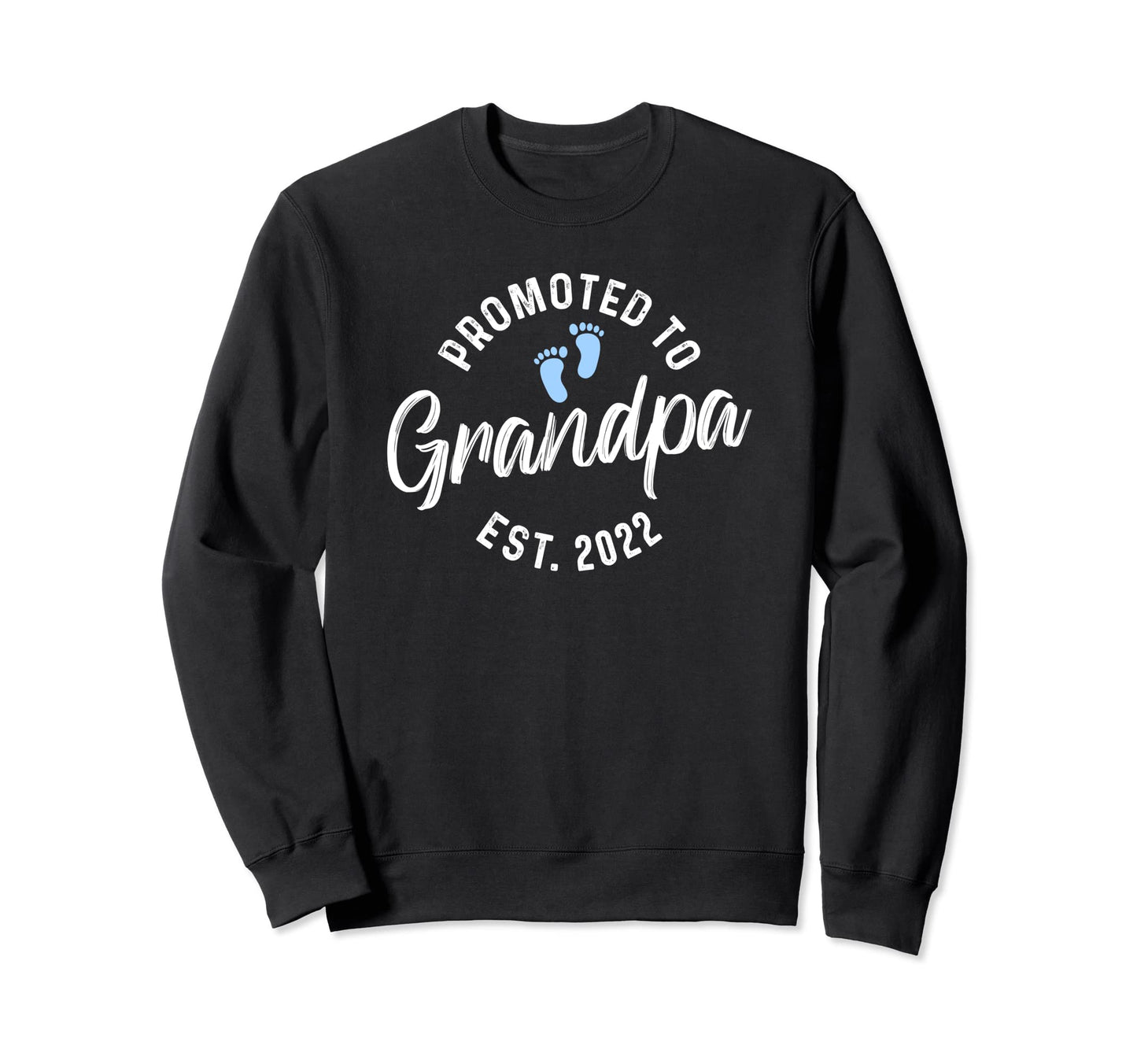 Promoted To Grandpa 2022 Pregnancy Sweatshirt - Custom Art Print Unisex - T-Shirt, Sweatshirt, Hoodie