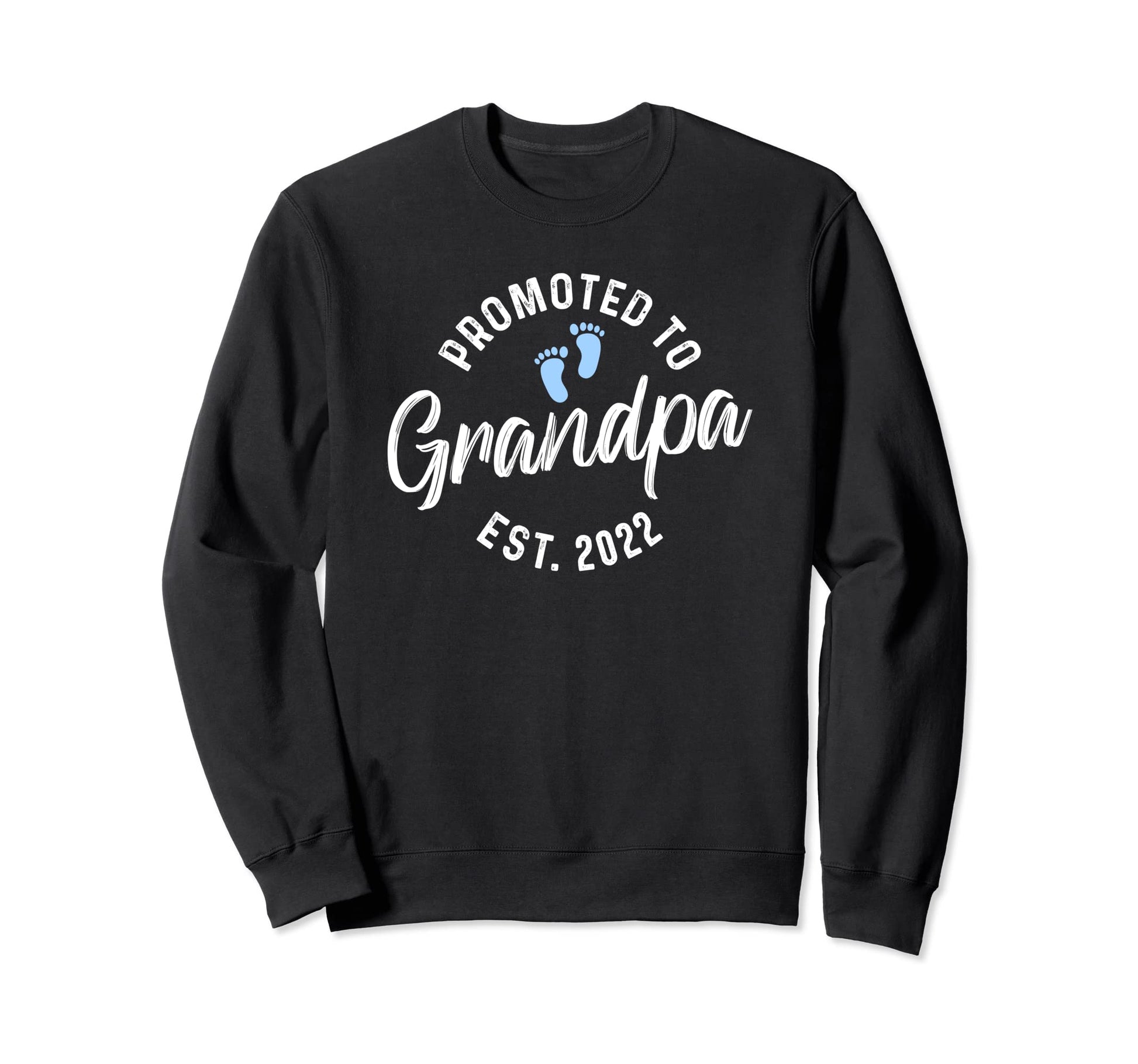 Promoted To Grandpa 2022 Pregnancy Sweatshirt - Custom Art Print Unisex - T-Shirt, Sweatshirt, Hoodie