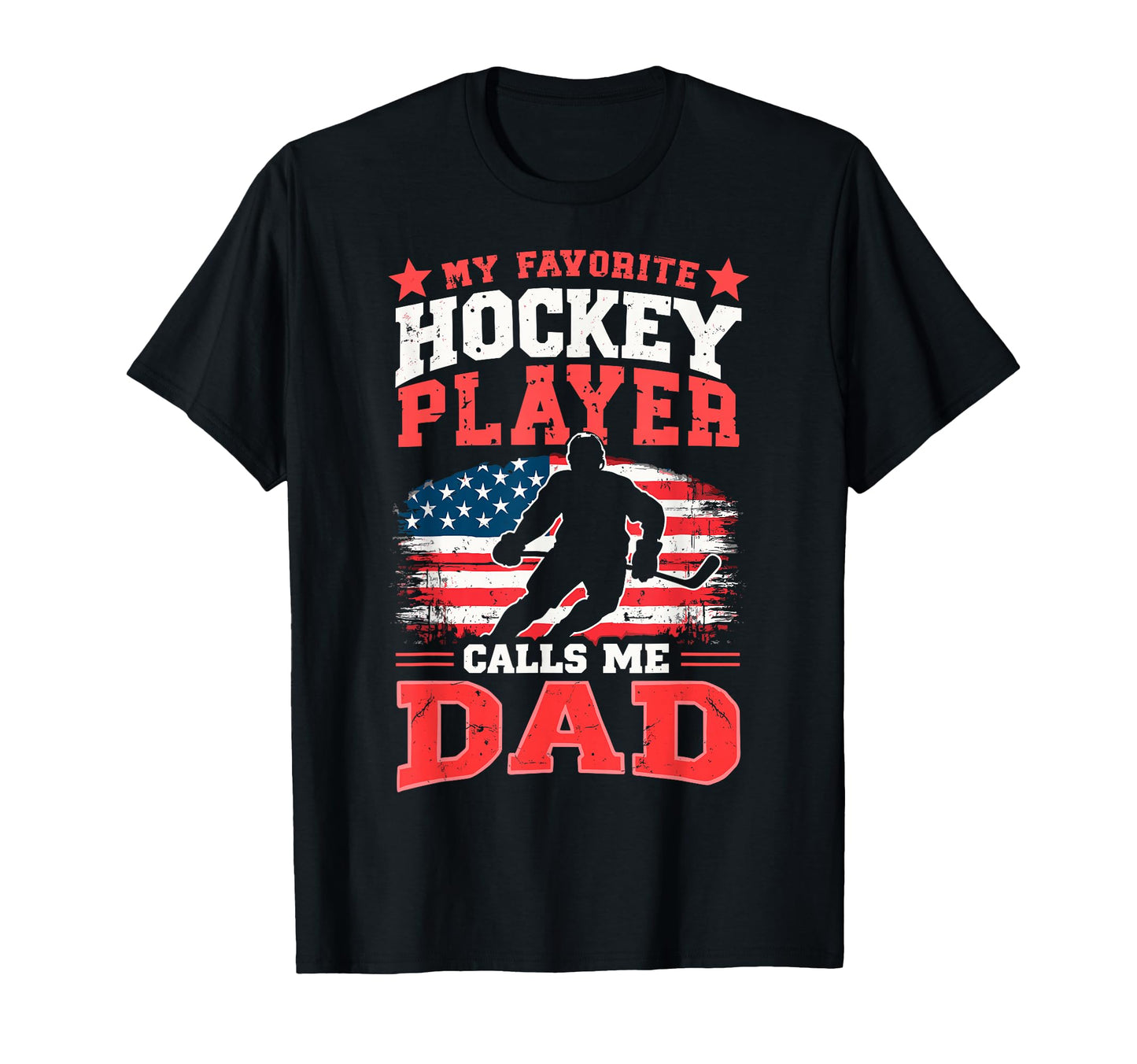 My Favorite Ice Hockey Player Calls T-Shirt - Custom Art Print for Adults - T-Shirt, Sweatshirt, Hoodie