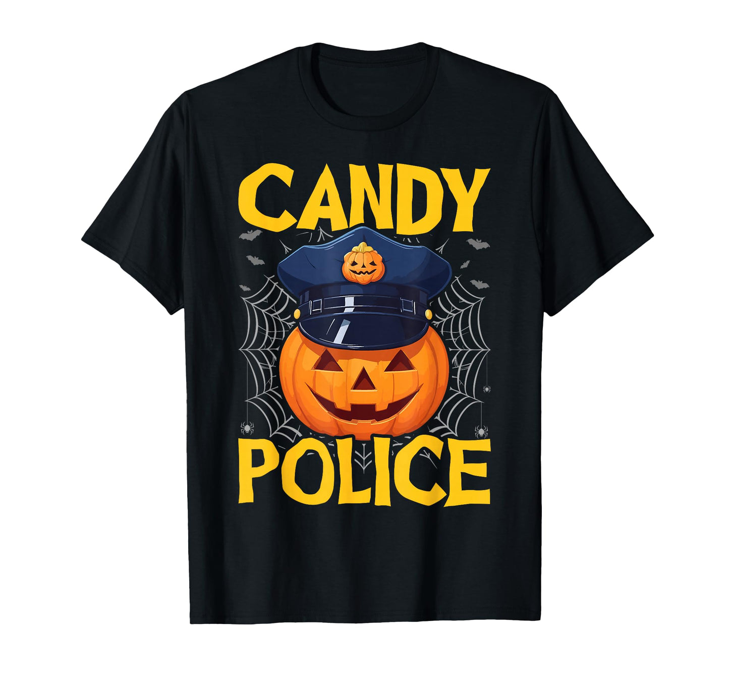 Candy Police Halloween Party T-Shirt - Casual Everyday Wear for Adults - T-Shirt, Sweatshirt, Hoodie