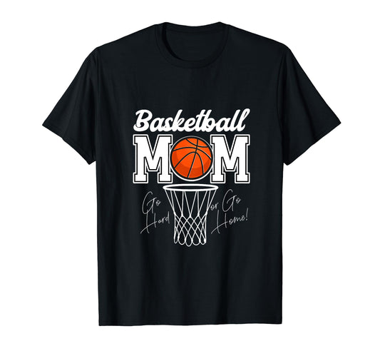 Basketball Mom Love Heart Basketball T-Shirt - Aesthetic Graphic Unisex - T-Shirt, Sweatshirt, Hoodie