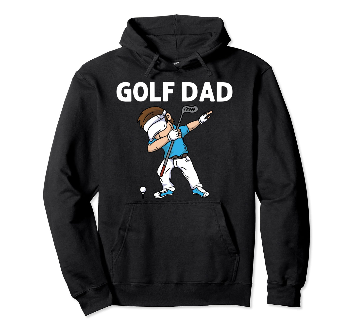 Golf Dad Papa Golfing Golf Cart Hoodie - Casual Everyday Wear for Adults - T-Shirt, Sweatshirt, Hoodie
