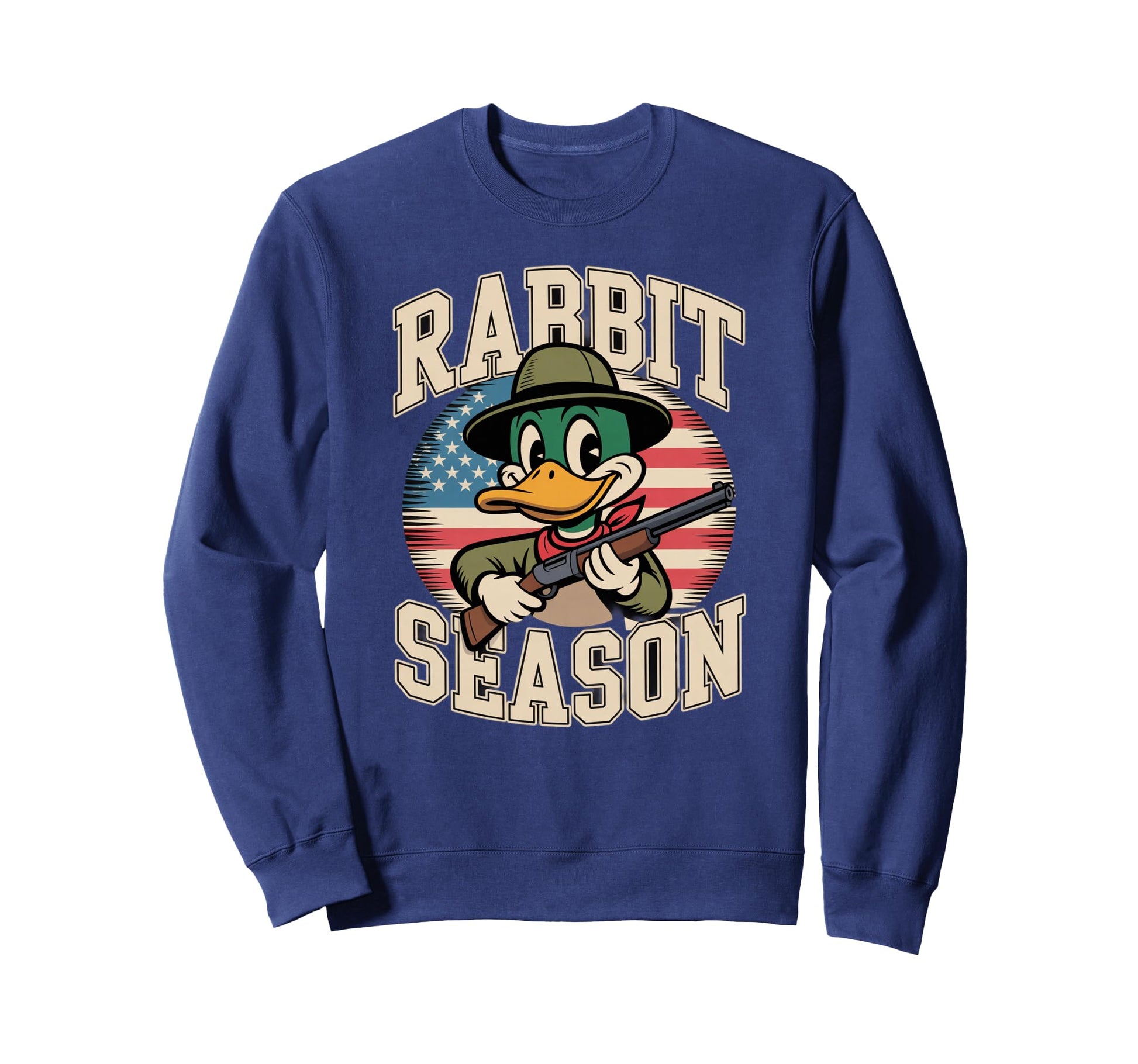 Rabbit Season Duck Hunter Funny Sweatshirt - Trendy Graphic Unisex - T-Shirt, Sweatshirt, Hoodie