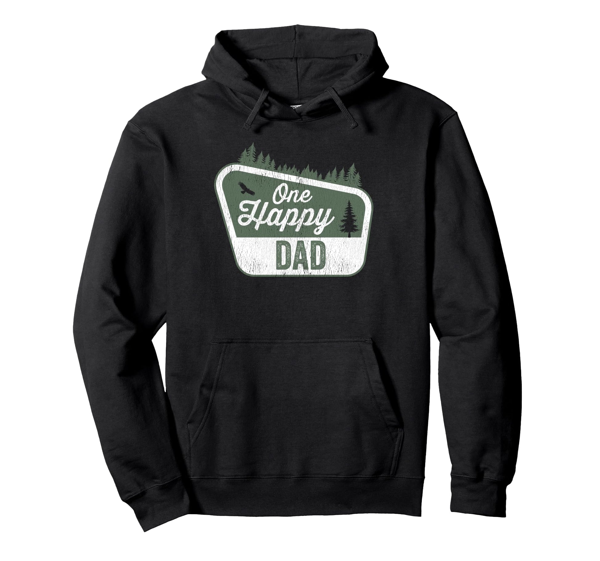 One Happy Dad Matching Family Birthday Hoodie - Novelty Apparel Men Women - T-Shirt, Sweatshirt, Hoodie