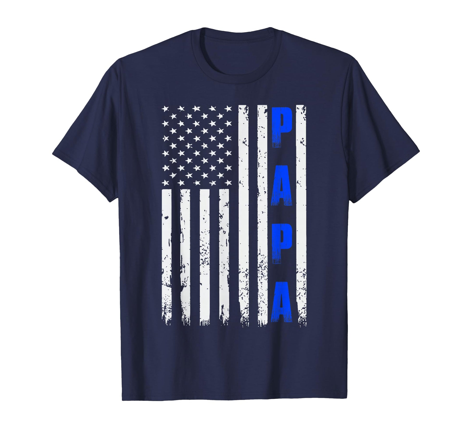 Mens Fathers Day Thin Blue Line T-Shirt - Graphic Print for Adults - T-Shirt, Sweatshirt, Hoodie