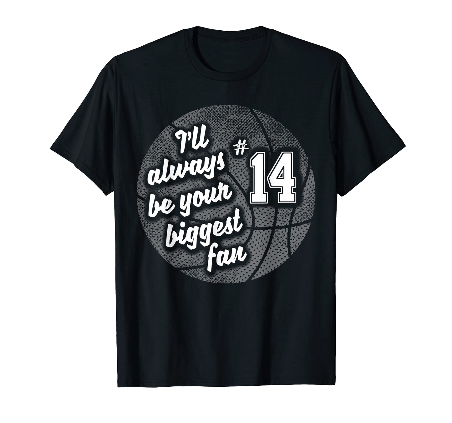 Number Fourteen 14S Biggest Fan T-Shirt - Minimalist Print for Adults - T-Shirt, Sweatshirt, Hoodie