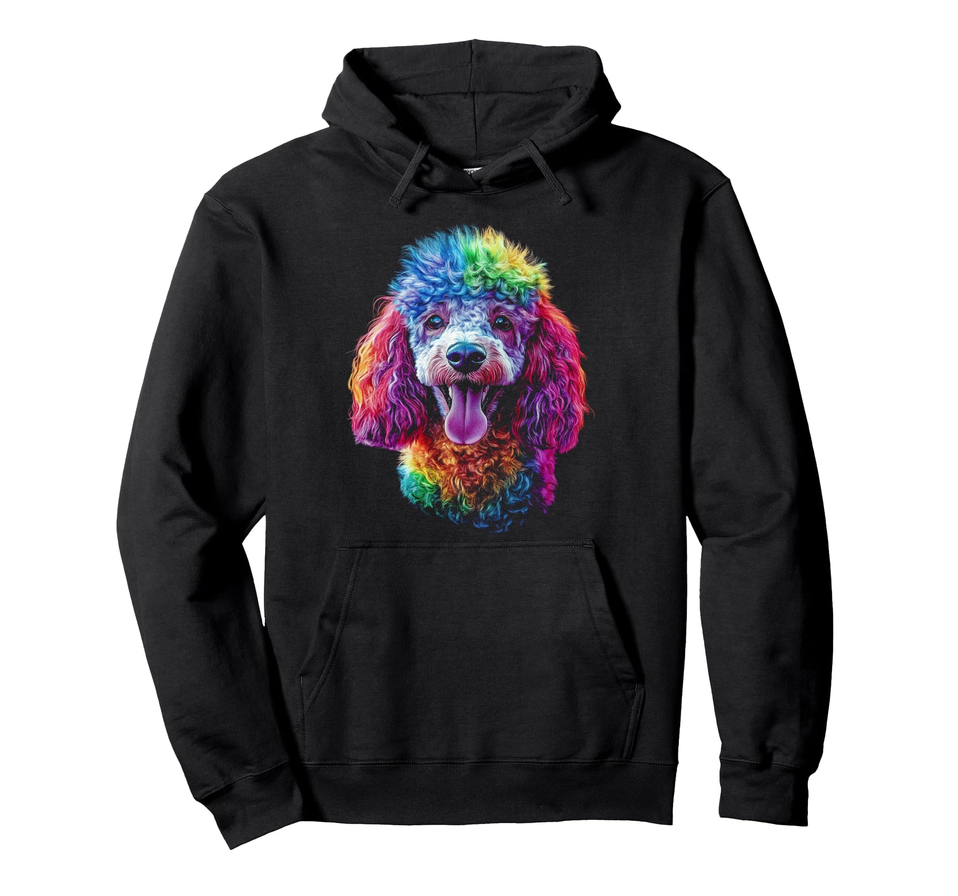 Poodle Pop Art Hoodie - Unique Graphic Men Women - T-Shirt, Sweatshirt, Hoodie