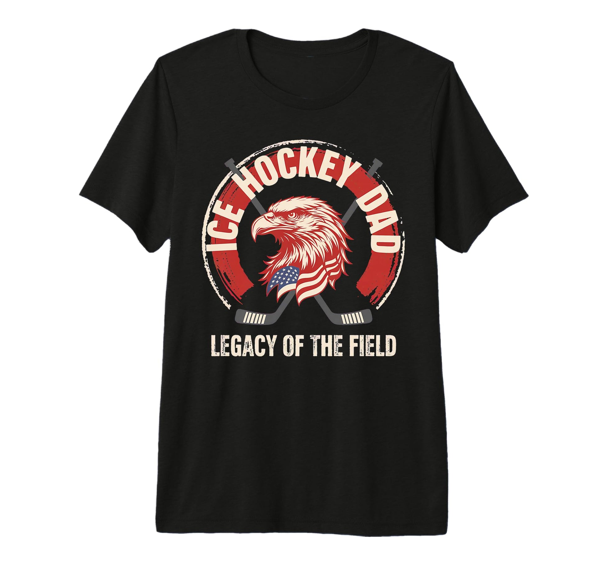 Mens Fathers Day Legacy Field Ice Hockey T-Shirt - Minimalist Print Unisex - T-Shirt, Sweatshirt, Hoodie