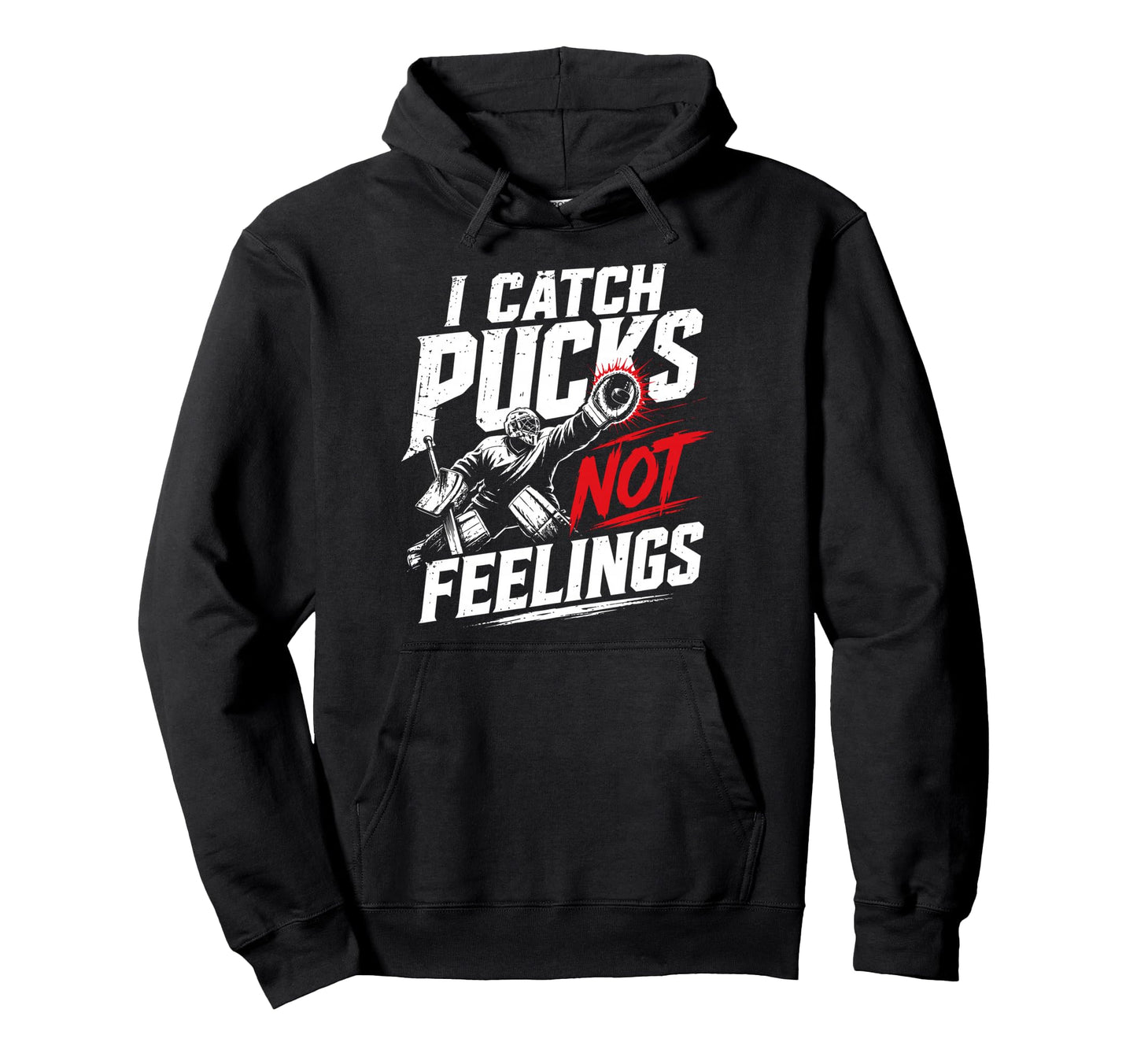 Funny Ice Hockey Goalkeeper Goalie Hoodie - Unique Graphic Men Women - T-Shirt, Sweatshirt, Hoodie
