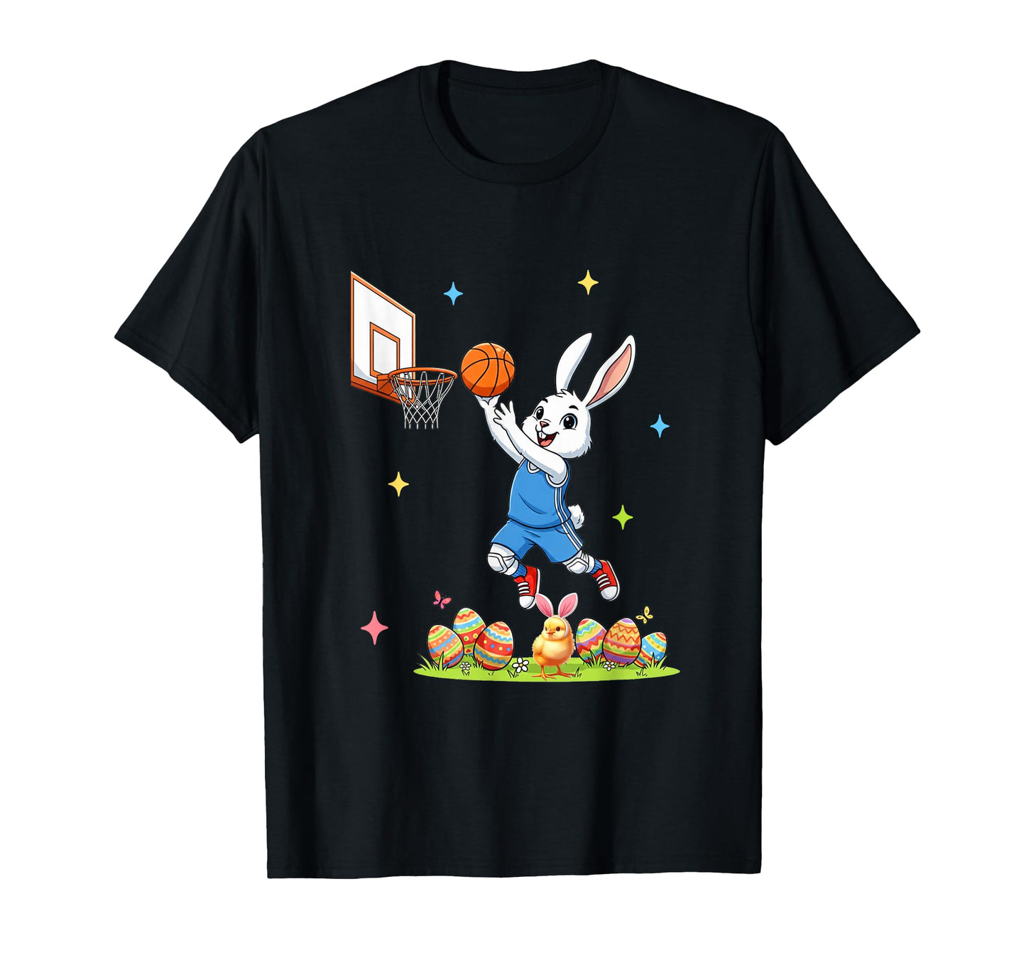 Easter Playing Basketball Costume T-Shirt - Casual Everyday Wear Unisex - T-Shirt, Sweatshirt, Hoodie