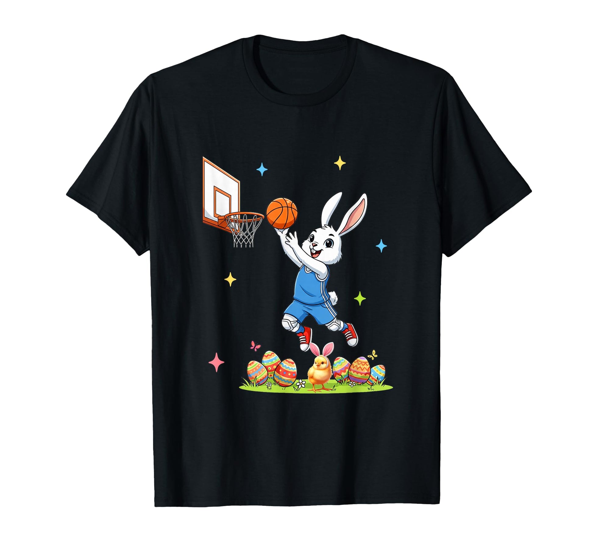 Easter Playing Basketball Costume T-Shirt - Casual Everyday Wear Unisex - T-Shirt, Sweatshirt, Hoodie