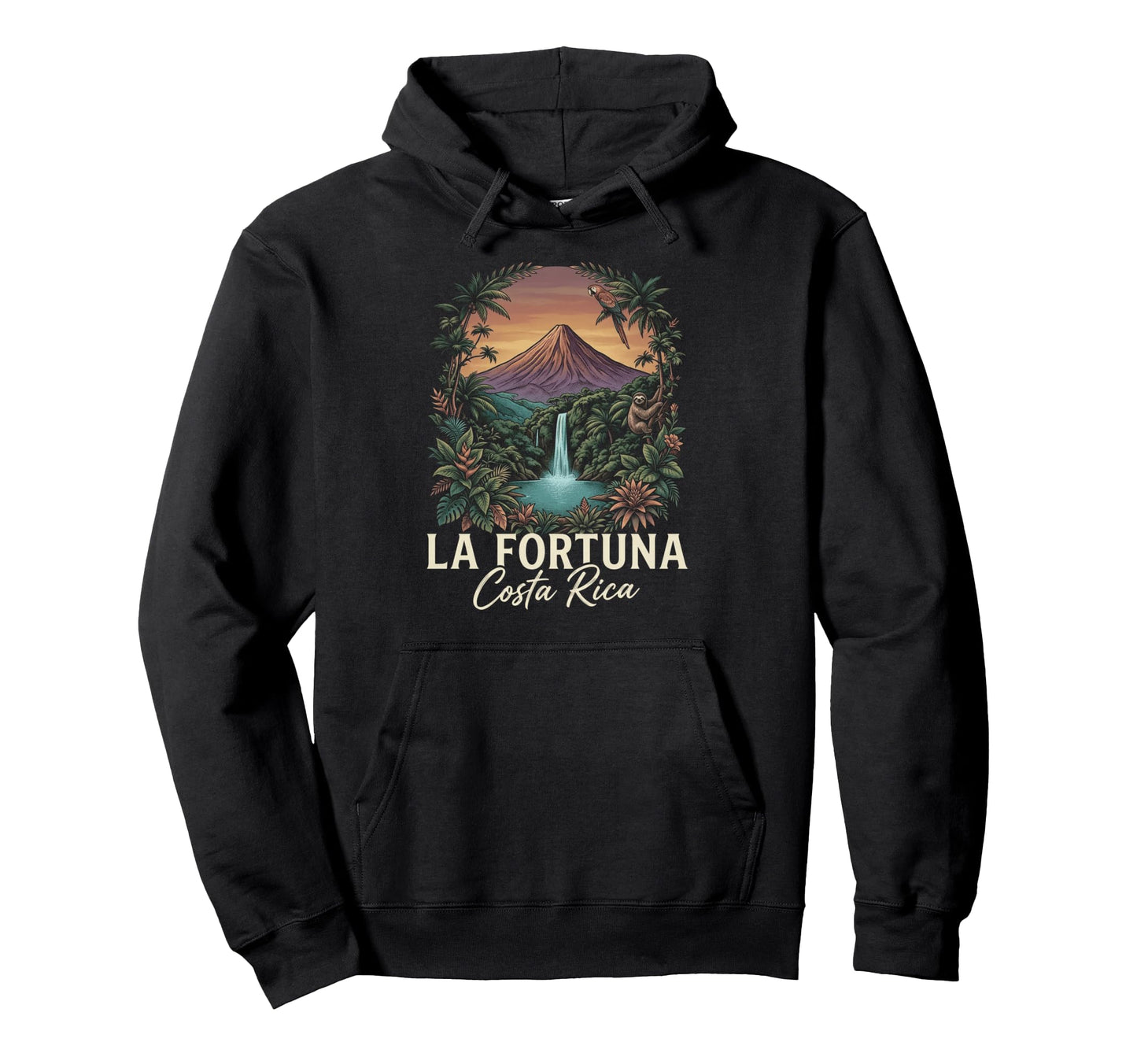 Vacation Tropical Ocean Pura Vida La Hoodie - Custom Art Print Unisex - T-Shirt, Sweatshirt, Hoodie