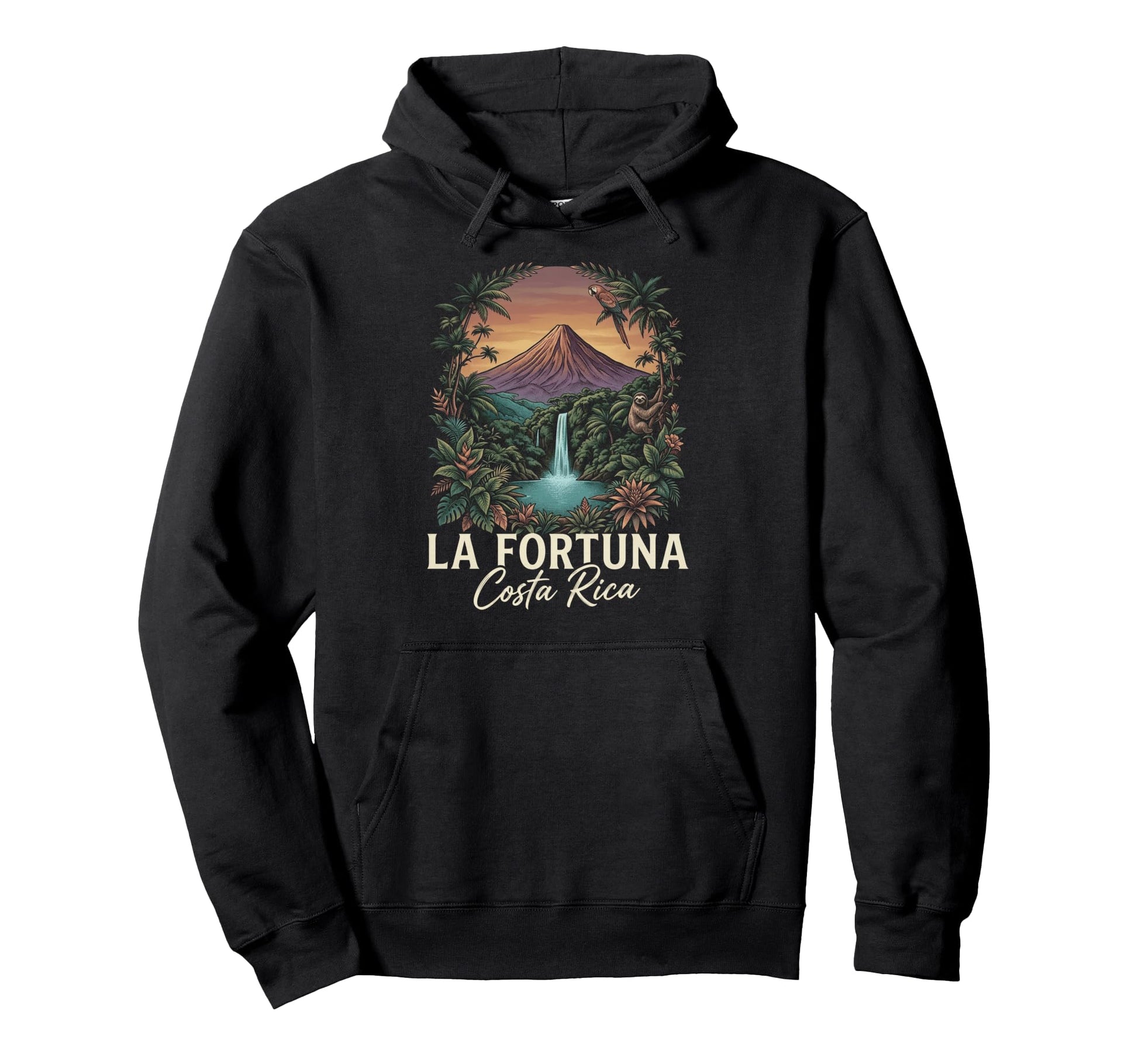 Vacation Tropical Ocean Pura Vida La Hoodie - Custom Art Print Unisex - T-Shirt, Sweatshirt, Hoodie