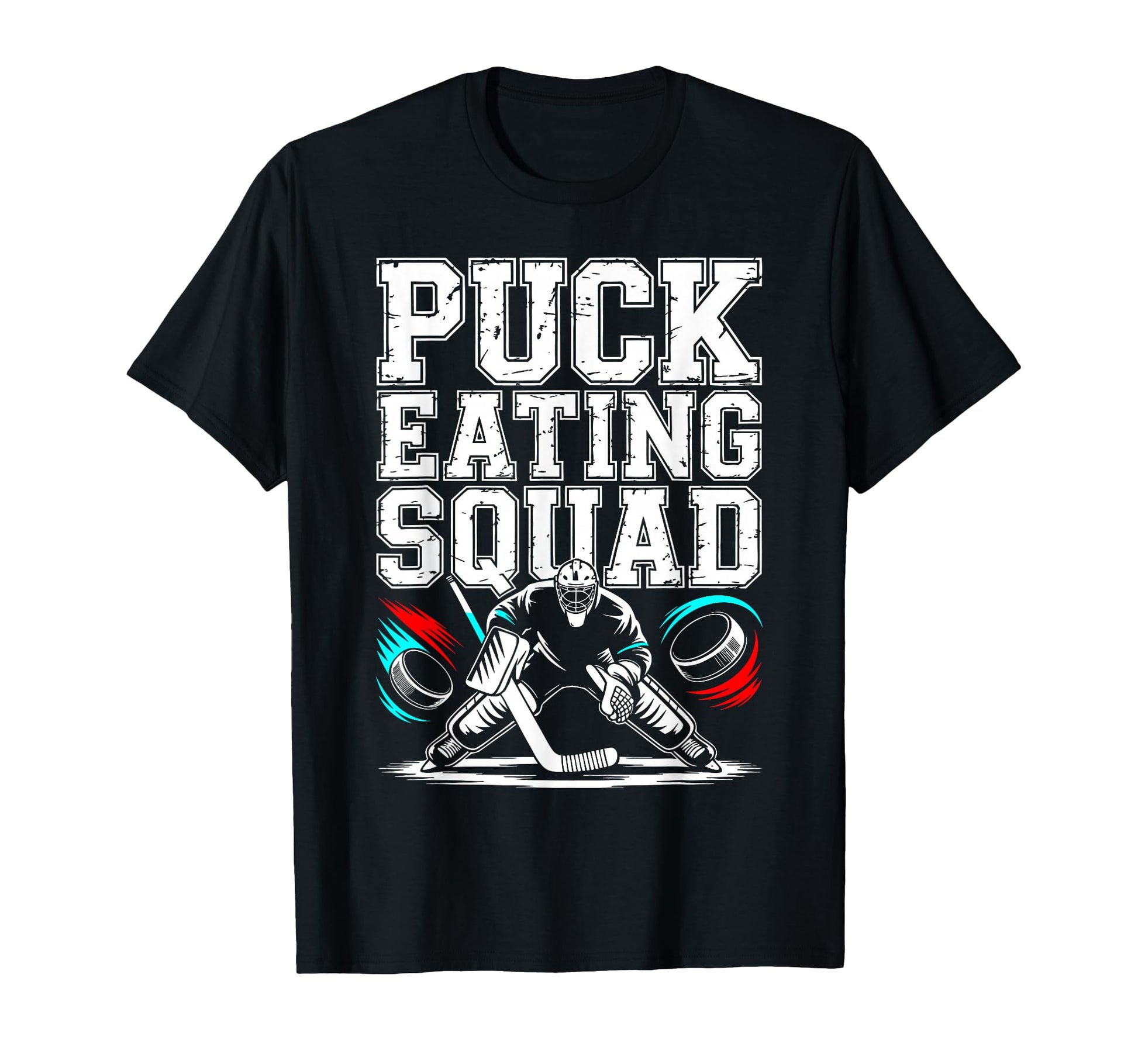 Ice Hockey Goalkeeper Team Goalie Hockey T-Shirt - Custom Art Print Unisex - T-Shirt, Sweatshirt, Hoodie