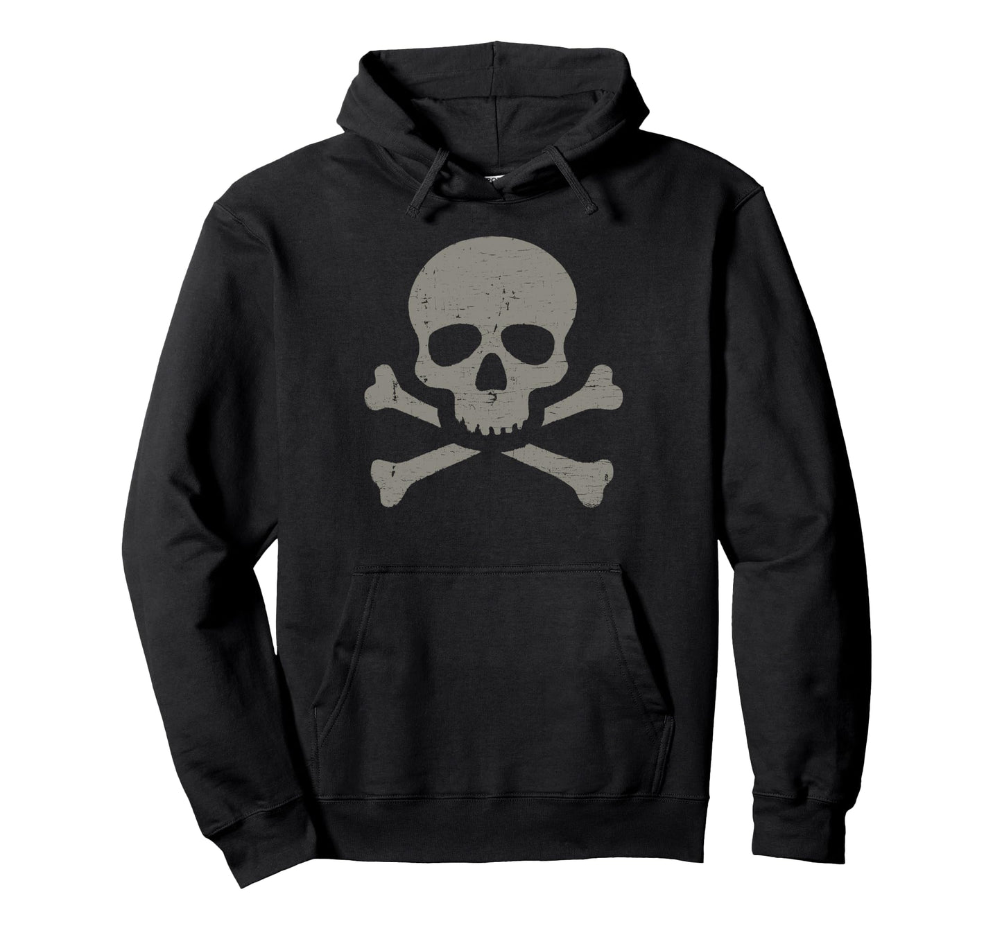 Skull And Crossbones Gothic Pirate Hoodie - Streetwear Style Men Women - T-Shirt, Sweatshirt, Hoodie