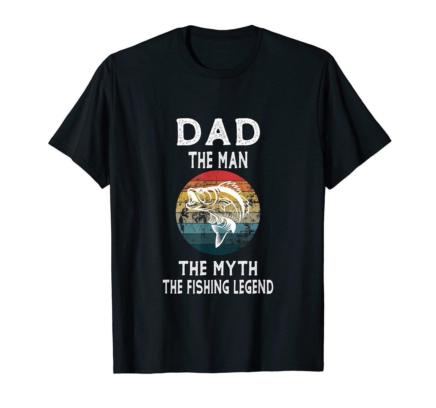 Dad Myth Fishing Legend Funny Fishing T-Shirt - Trendy Graphic for Adults - T-Shirt, Sweatshirt, Hoodie