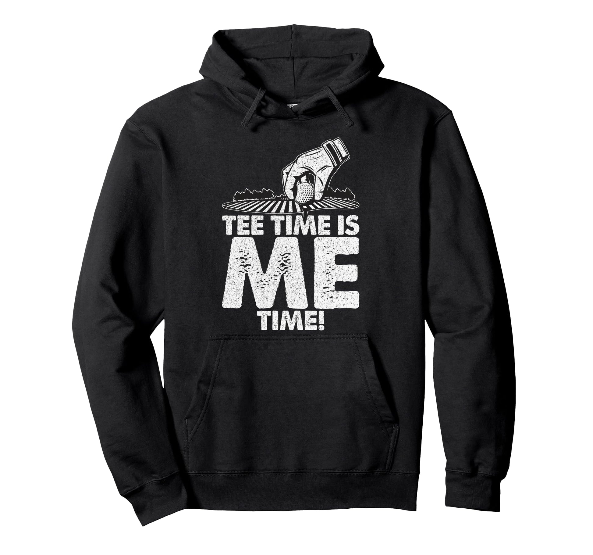 Time Is Me Time Golf Dad Hoodie - Minimalist Print Men Women - T-Shirt, Sweatshirt, Hoodie