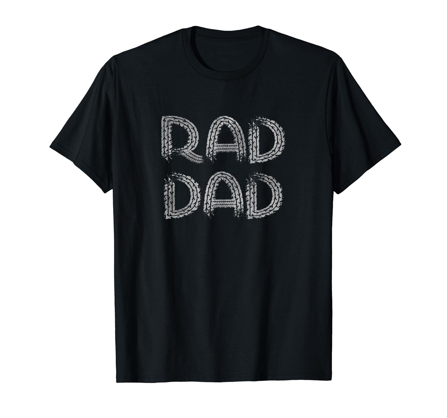 Mens Rad Dad Tyre Mark Fathers Day T-Shirt - Custom Art Print for Adults - T-Shirt, Sweatshirt, Hoodie