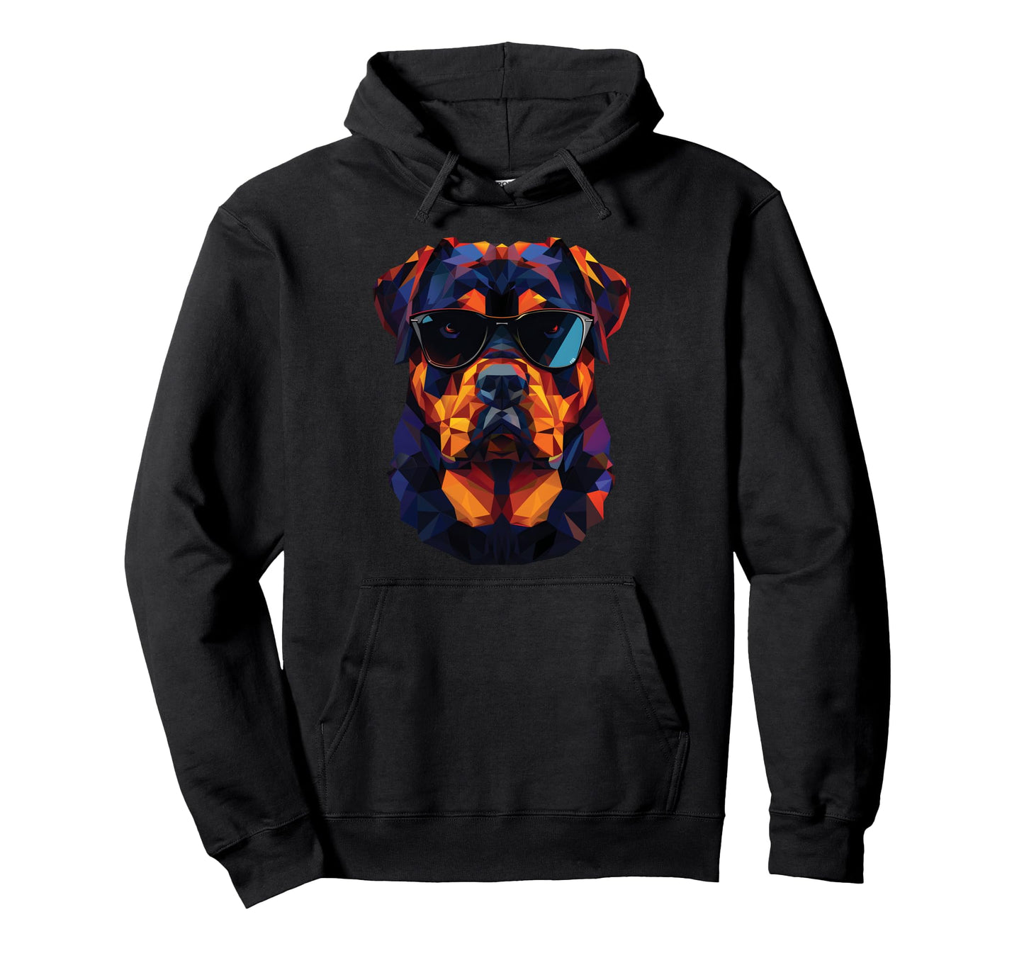 Dog Dad Mom Sunglasses Rottweiler Hoodie - Aesthetic Graphic Unisex - T-Shirt, Sweatshirt, Hoodie