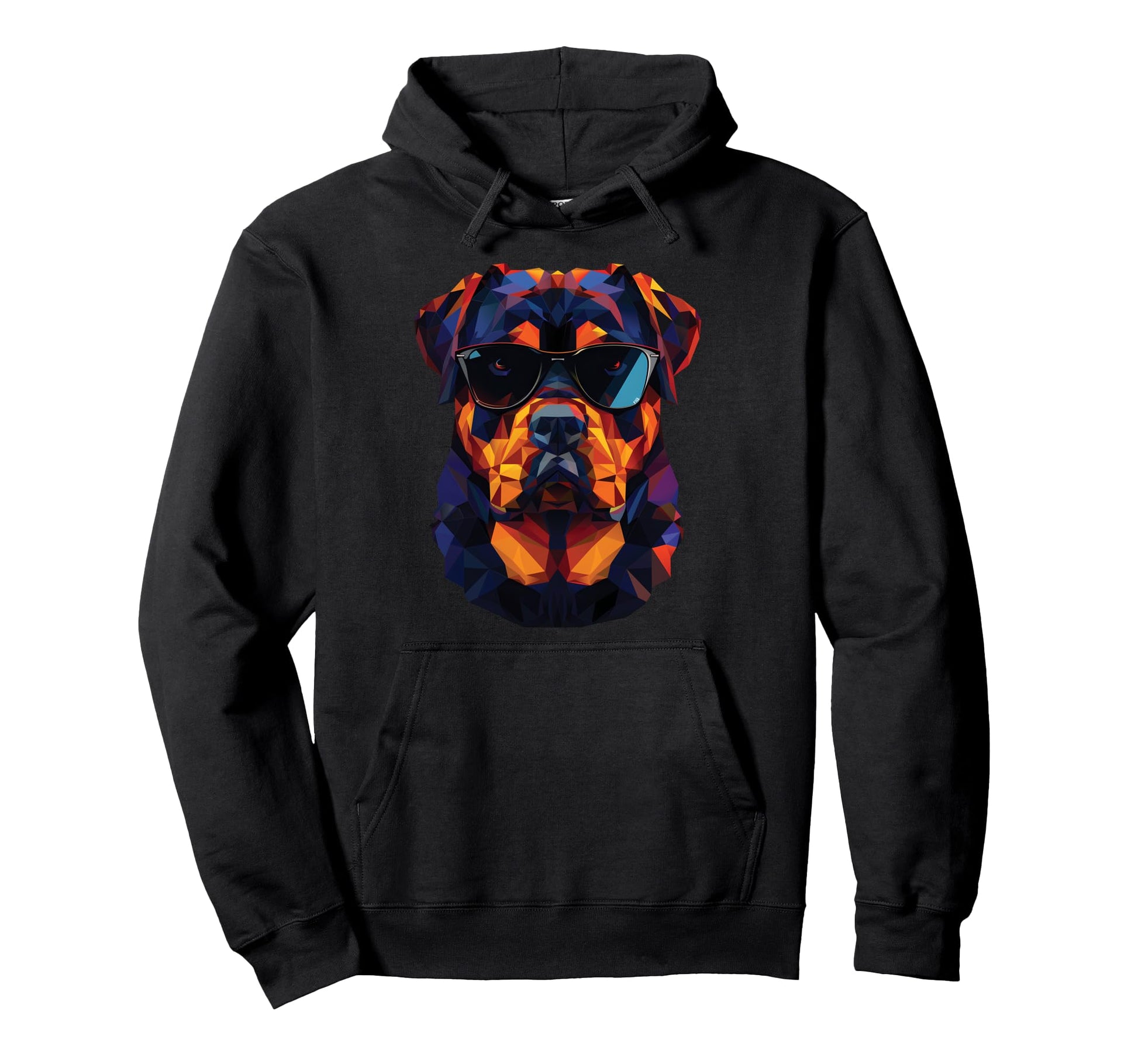 Dog Dad Mom Sunglasses Rottweiler Hoodie - Aesthetic Graphic Unisex - T-Shirt, Sweatshirt, Hoodie