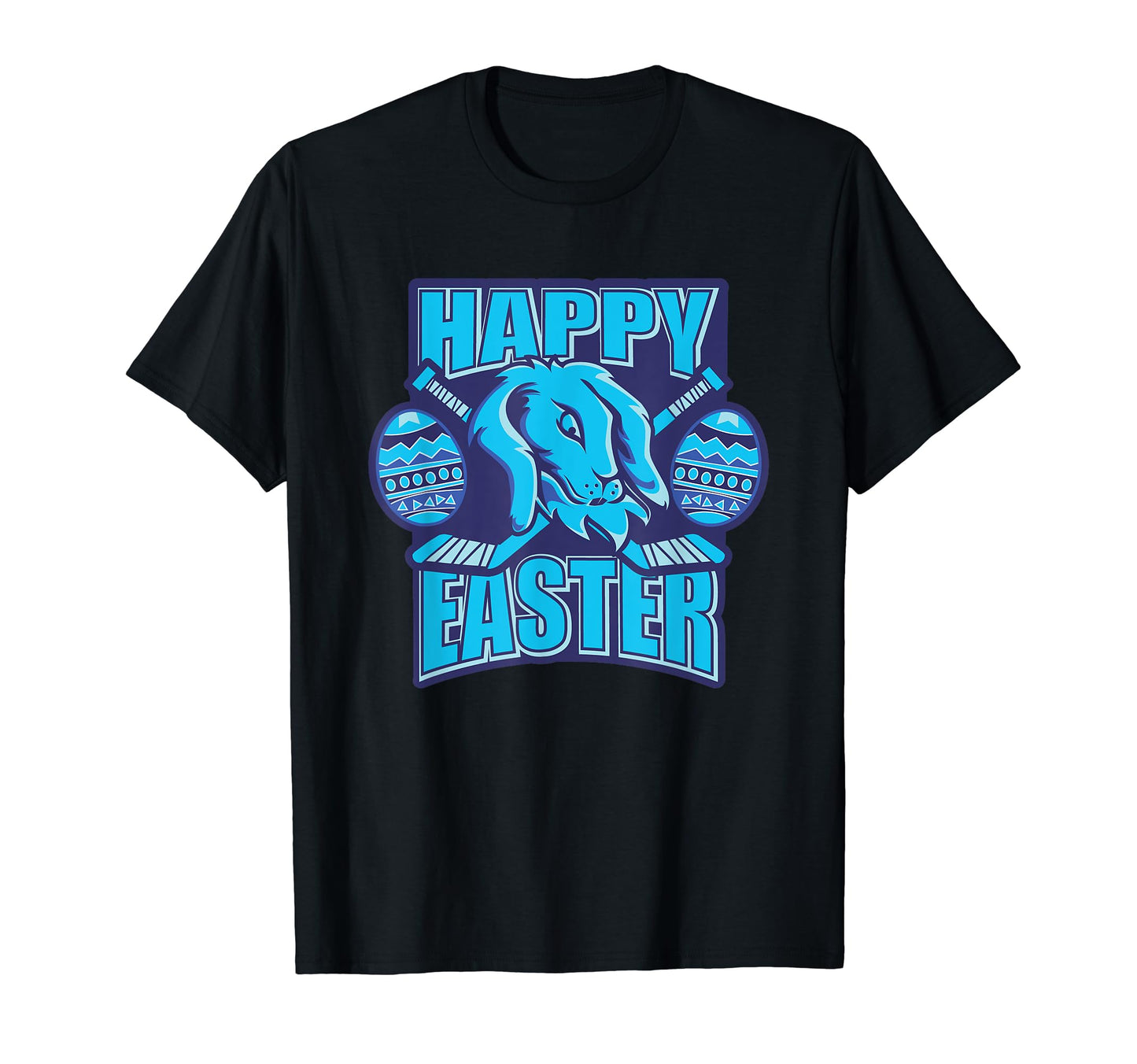 Hockey Easter Bunny Basket Stuffer T-Shirt - Custom Art Print for Adults - T-Shirt, Sweatshirt, Hoodie