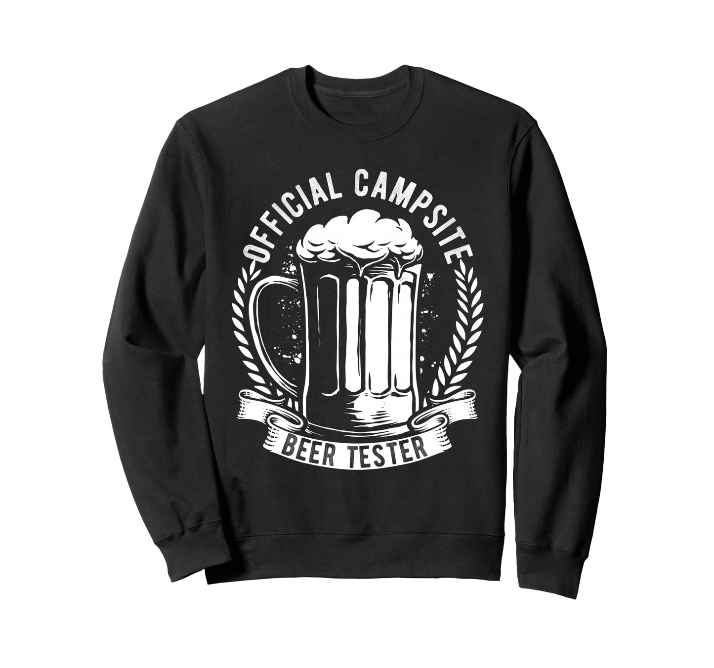 Campsite Beer Tester Sweatshirt - Minimalist Print for Adults - T-Shirt, Sweatshirt, Hoodie