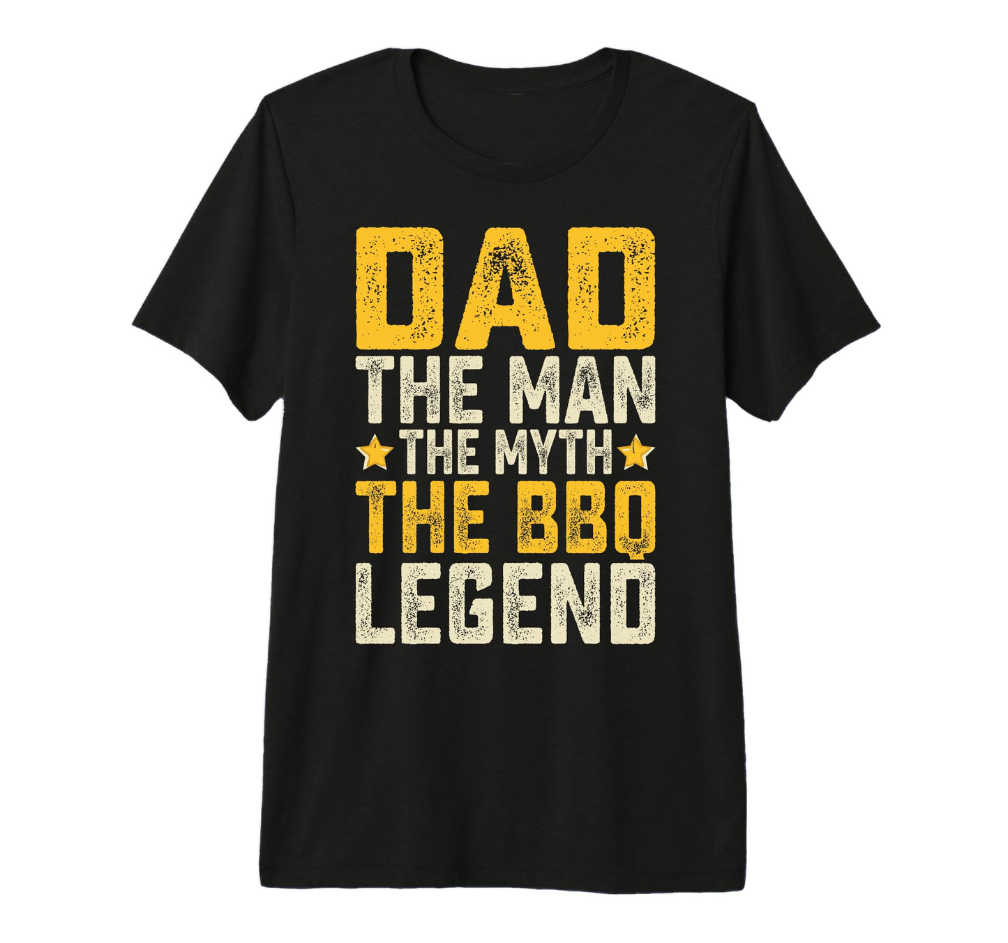 Dad Myth Bbq Legend Father Tri Blend T-Shirt - Novelty Apparel Men Women - T-Shirt, Sweatshirt, Hoodie