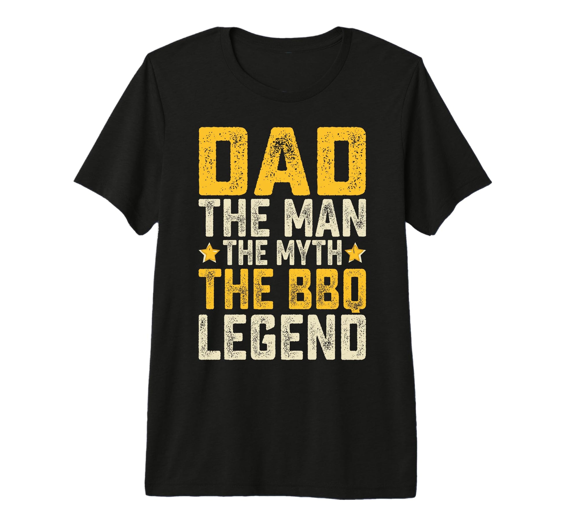 Dad Myth Bbq Legend Father Tri Blend T-Shirt - Novelty Apparel Men Women - T-Shirt, Sweatshirt, Hoodie
