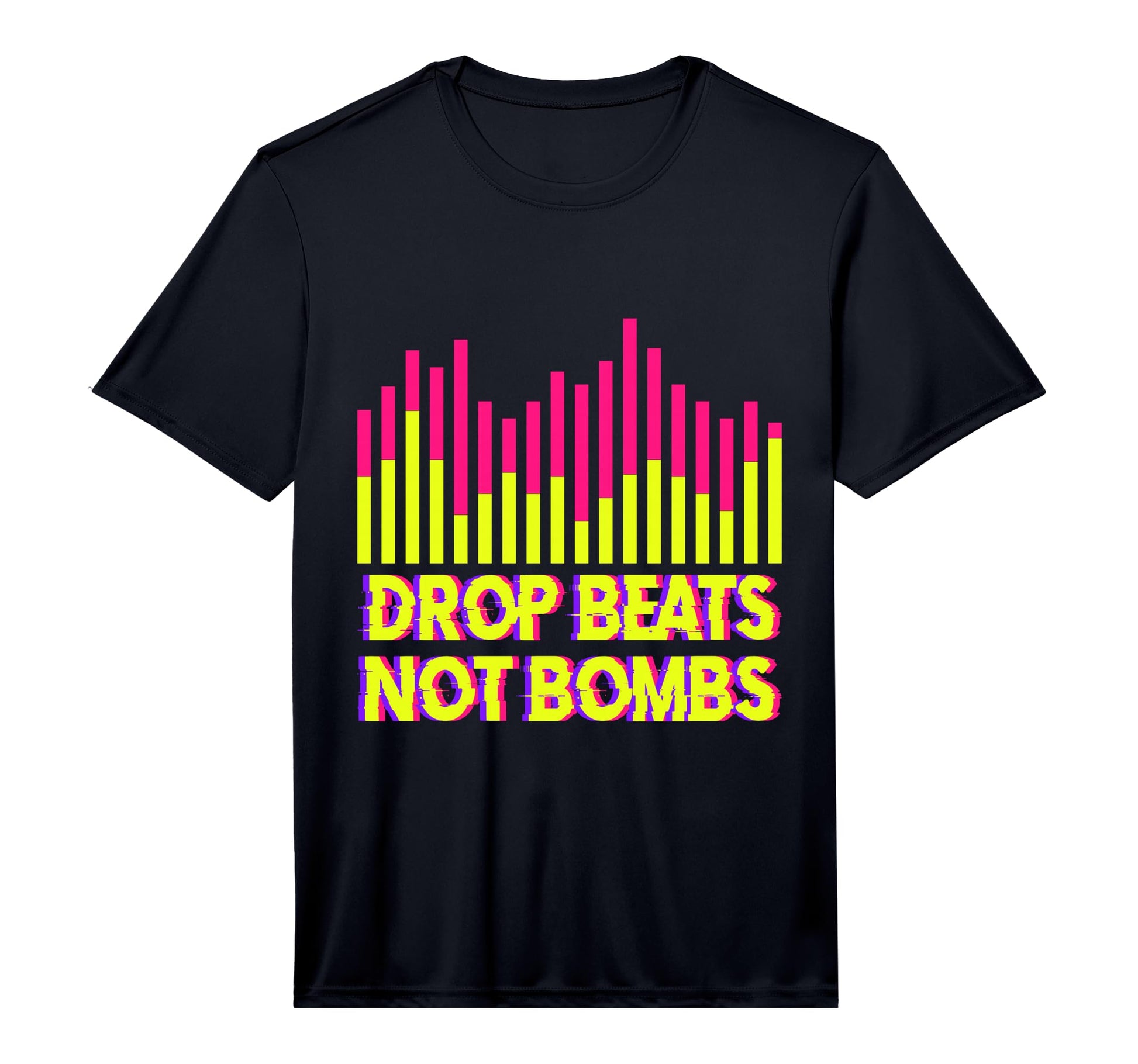Mens Drop Beats Not Bombs Audio T-Shirt - Aesthetic Graphic Men Women - T-Shirt, Sweatshirt, Hoodie