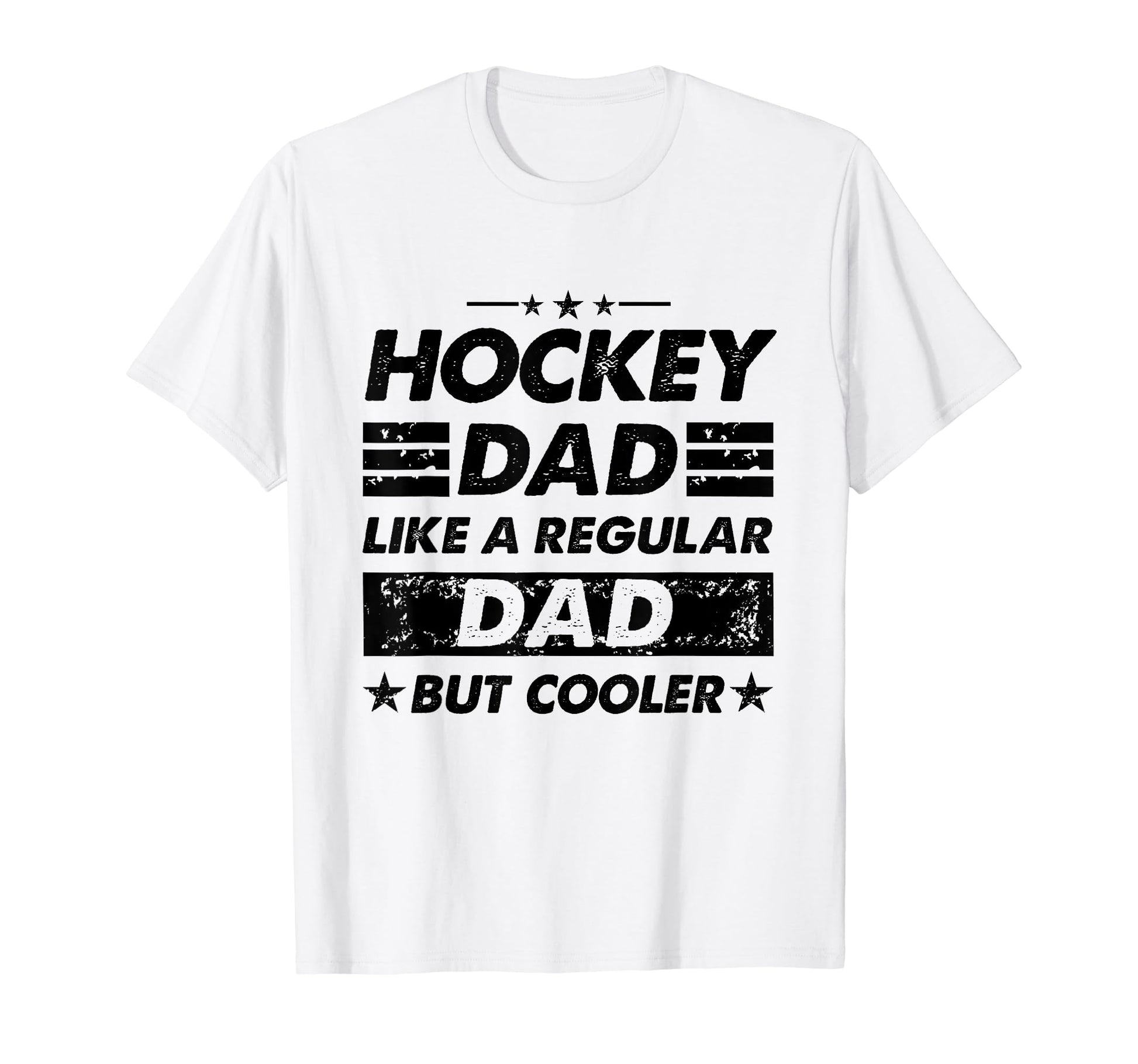 Funny Hockey Dad Like Regular Dad But T-Shirt - Minimalist Print Men Women - T-Shirt, Sweatshirt, Hoodie