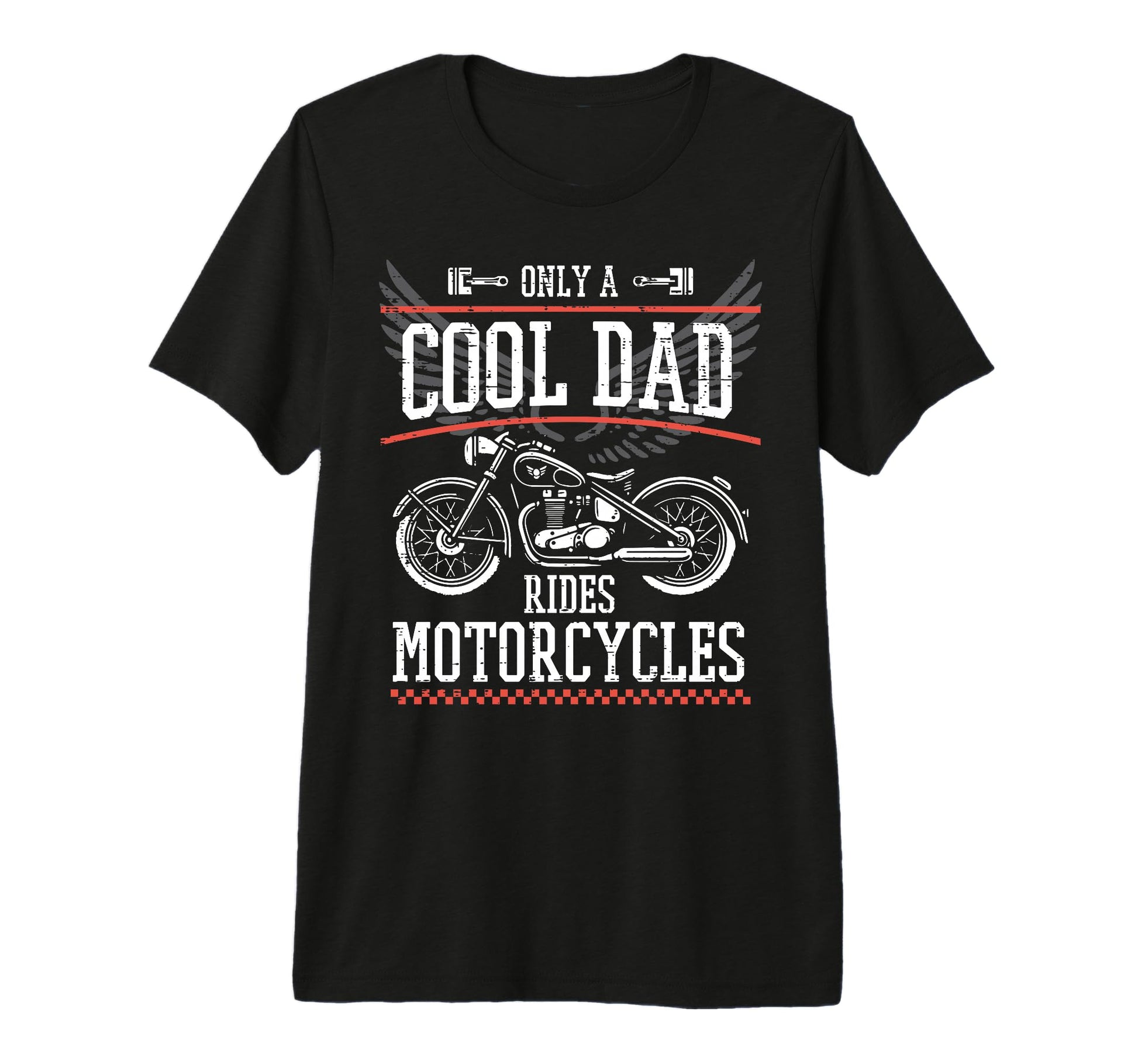 Fathers Day Dad Rides Motorcycles T-Shirt - Streetwear Style Men Women - T-Shirt, Sweatshirt, Hoodie