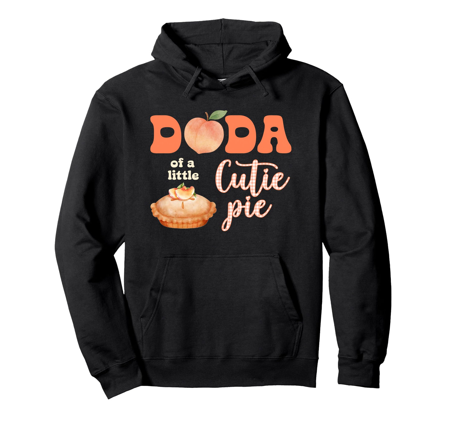 Dada Little Cutie Peach Pie Bow Birthday Hoodie - Aesthetic Graphic Unisex - T-Shirt, Sweatshirt, Hoodie