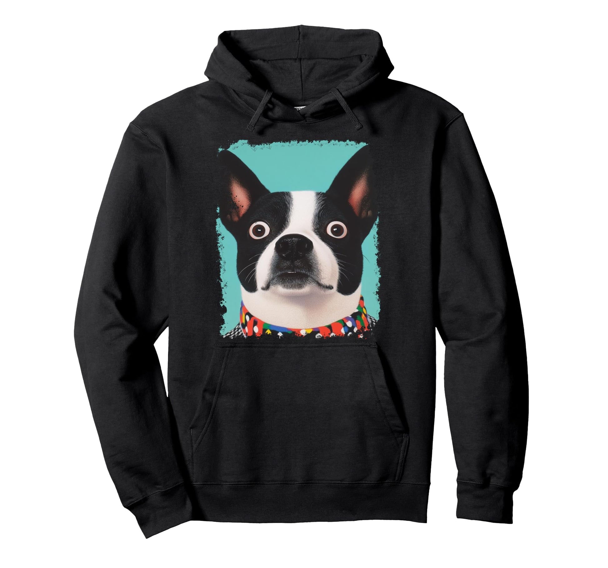 Pop Art Frenchton French Bulldog Hoodie - Trendy Graphic Men Women - T-Shirt, Sweatshirt, Hoodie