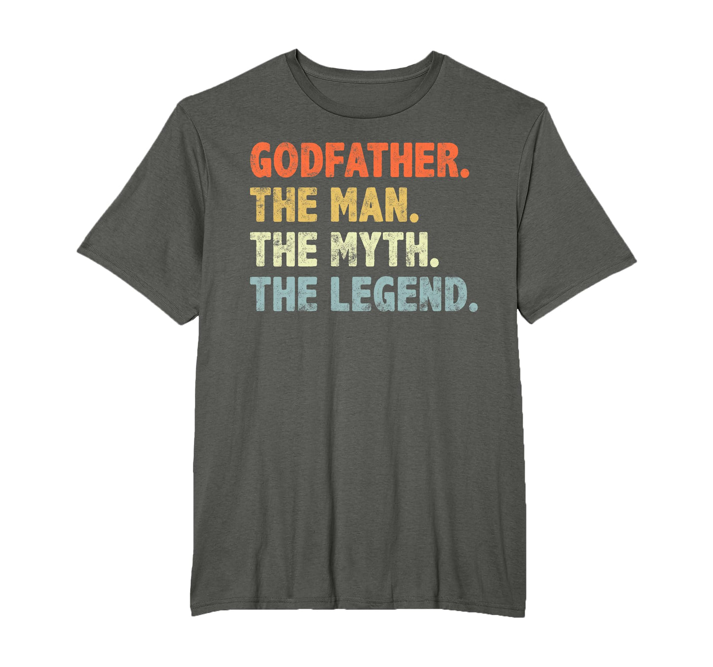 Godfather Myth Legend Fathers Day Funny T-Shirt - Graphic Print for Adults - T-Shirt, Sweatshirt, Hoodie