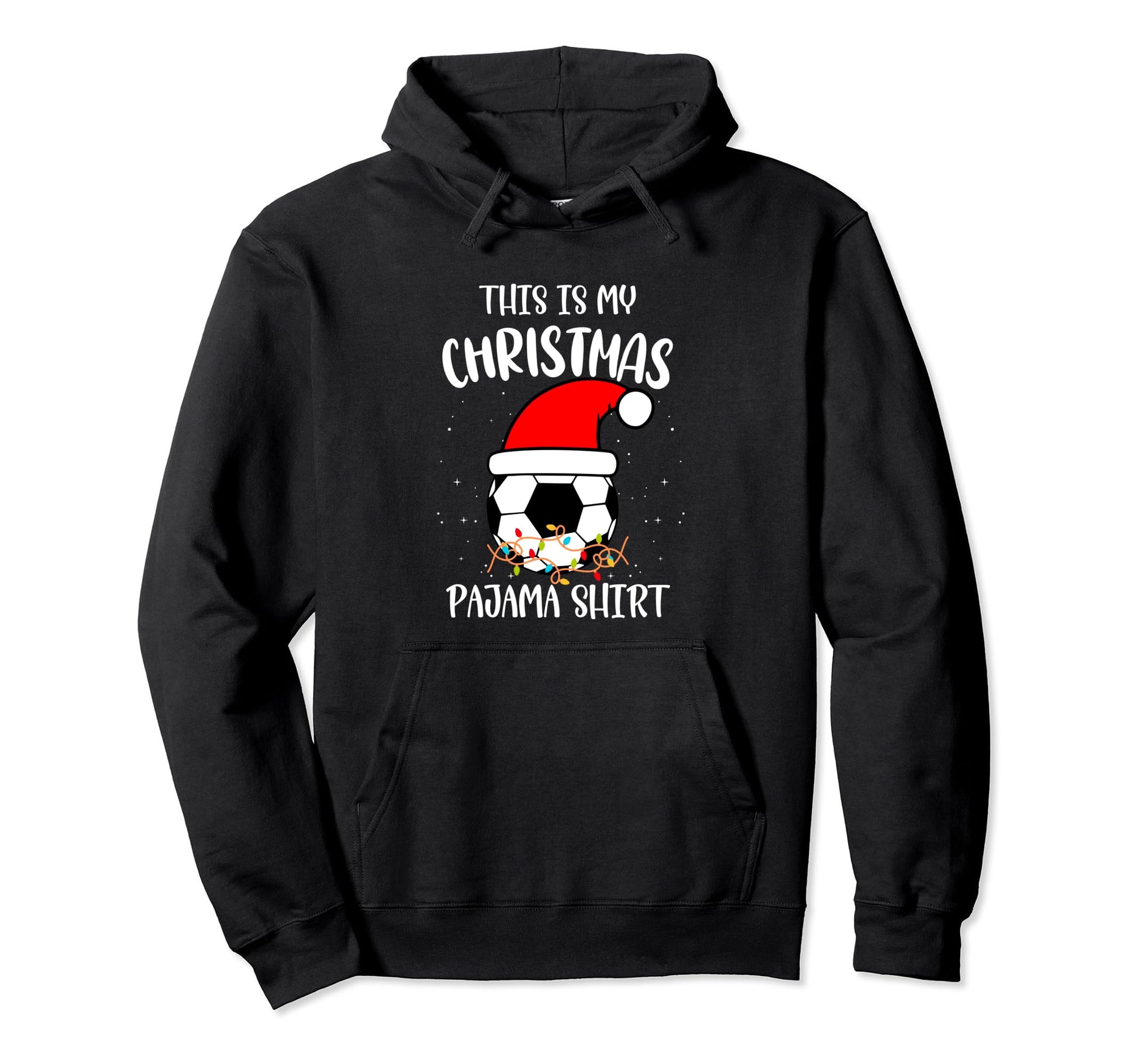 Soccer Goalkeeper Holiday Santa Claus Hoodie - Aesthetic Graphic Unisex - T-Shirt, Sweatshirt, Hoodie