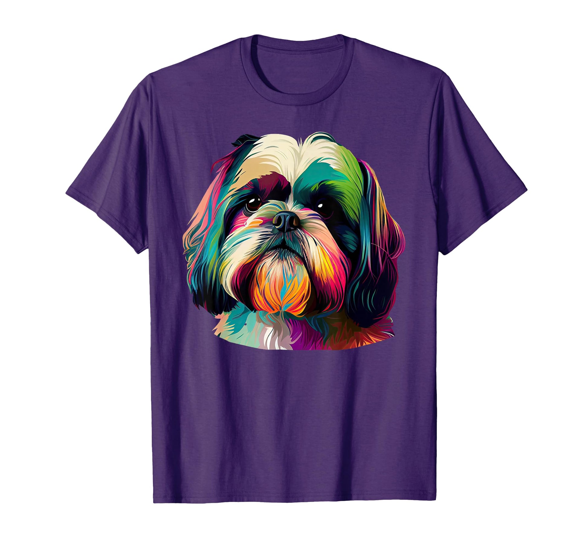 Shih Tzu Lovers Pop Art Shih Tzu Mom T-Shirt - Minimalist Print for Adults - T-Shirt, Sweatshirt, Hoodie