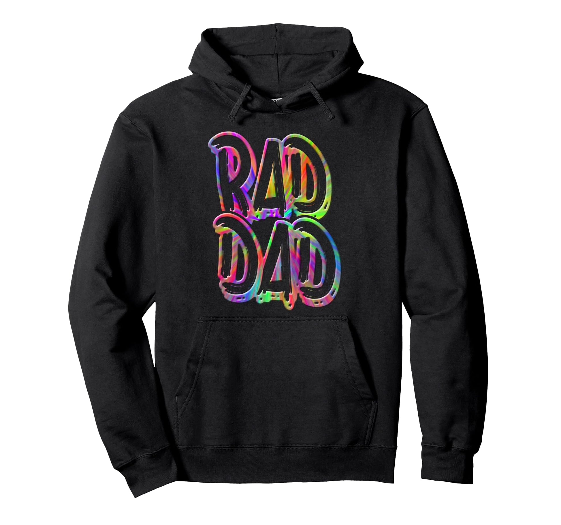 Rad Dad Rad Dad Fathers Day Hoodie - Novelty Apparel Unisex - T-Shirt, Sweatshirt, Hoodie