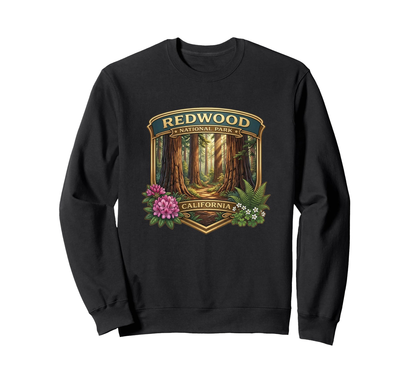 Redwood National Park California Sweatshirt - Streetwear Style Unisex - T-Shirt, Sweatshirt, Hoodie