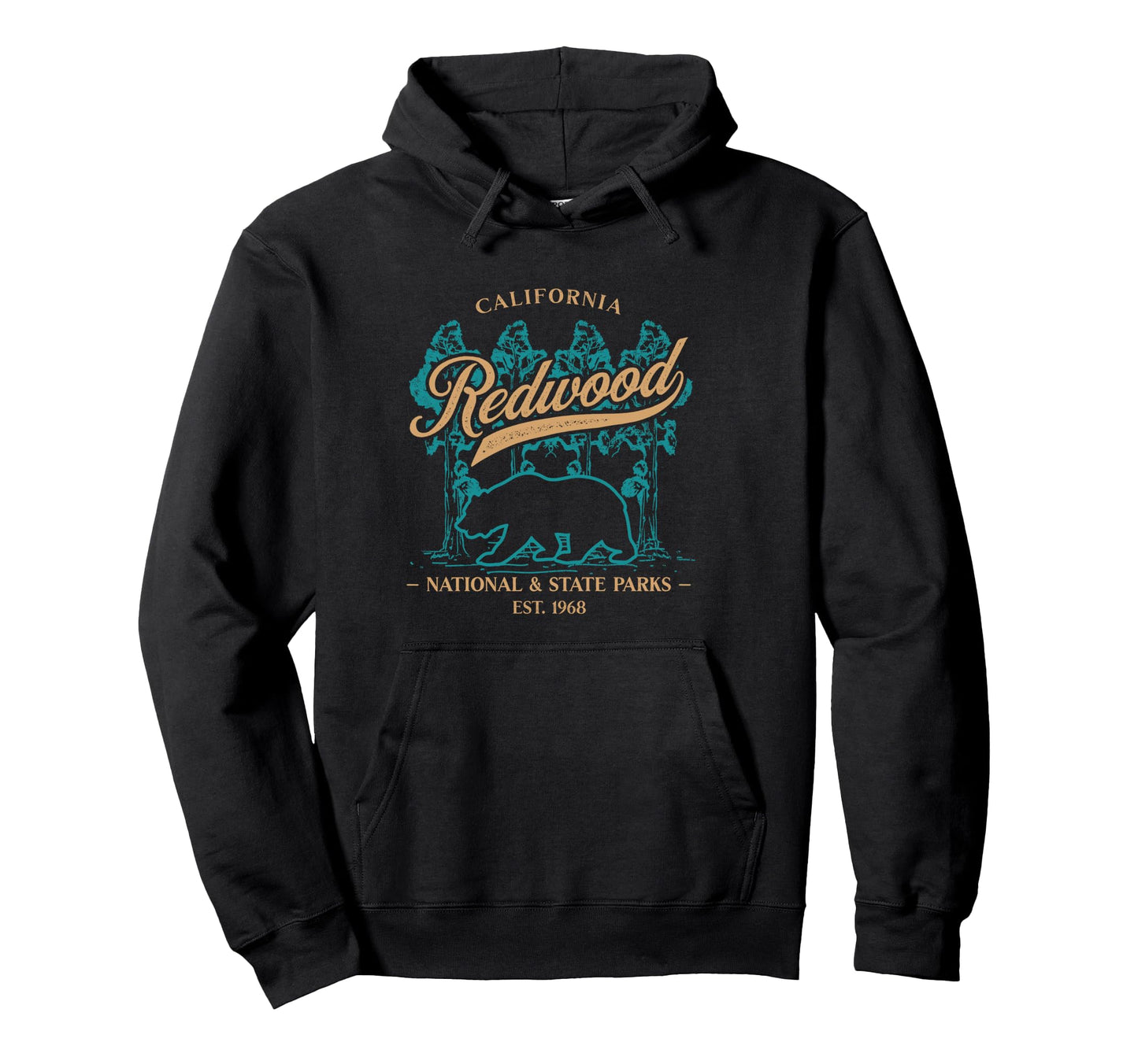 Redwood National State Parks California Hoodie - Unique Graphic Unisex - T-Shirt, Sweatshirt, Hoodie