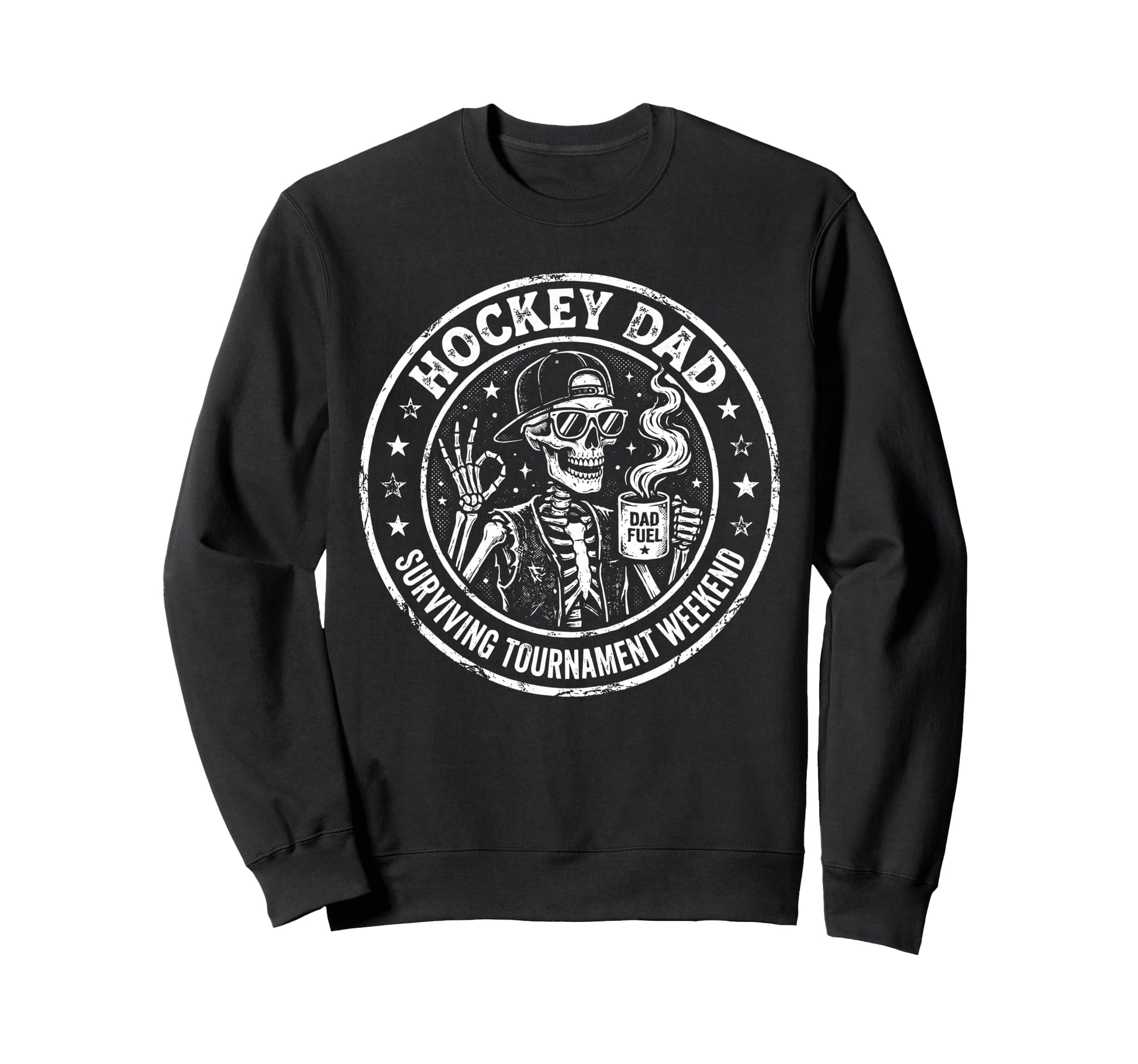Hockey Dad Surviving Tournament Sweatshirt - Fun Novelty Design Unisex - T-Shirt, Sweatshirt, Hoodie