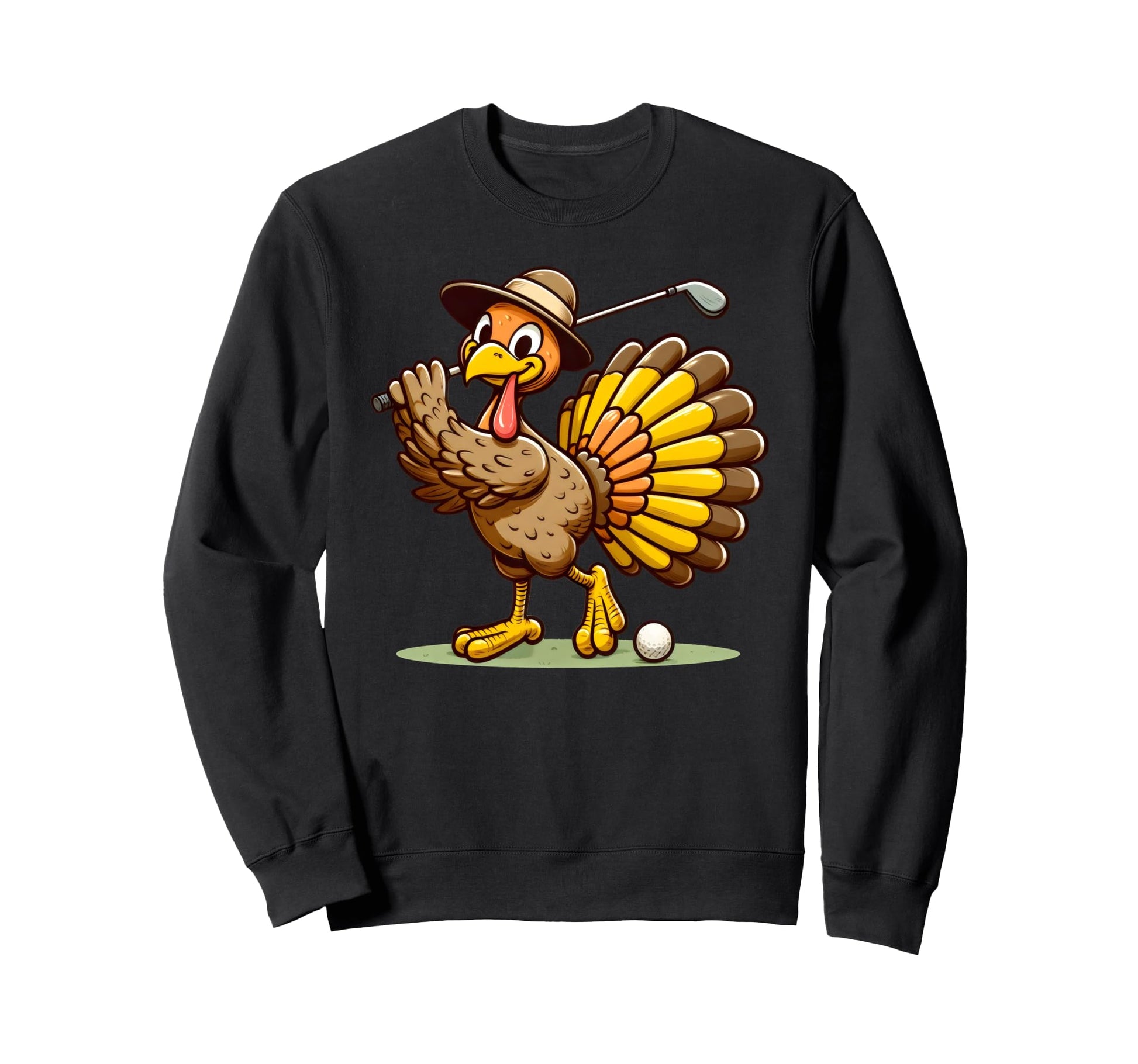 Turkey Golf Thanksgiving Golfer Sweatshirt - Streetwear Style Men Women - T-Shirt, Sweatshirt, Hoodie