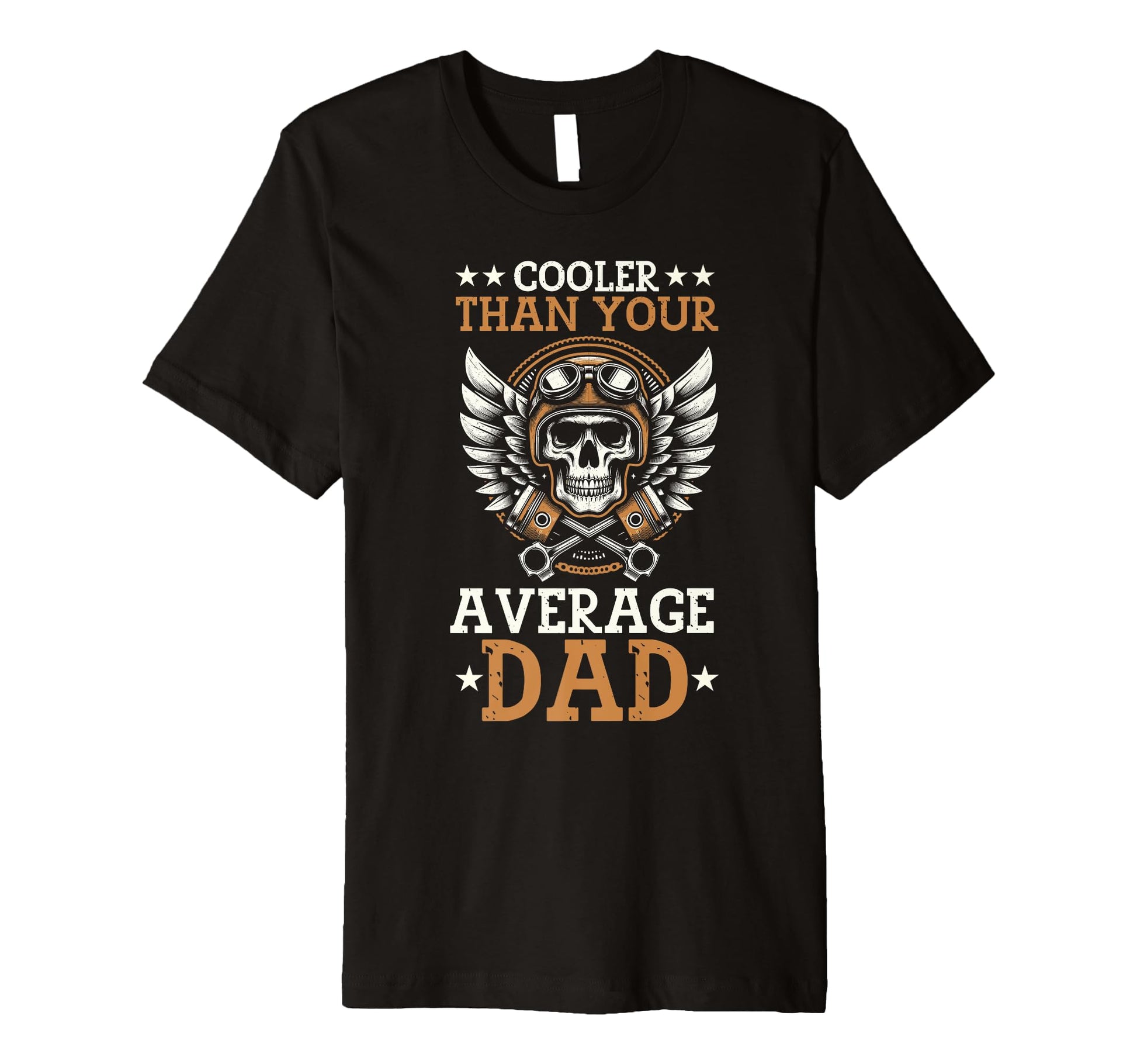 Cooler Than You Average Dad Motorcycle T-Shirt - Trendy Graphic for Adults - T-Shirt, Sweatshirt, Hoodie