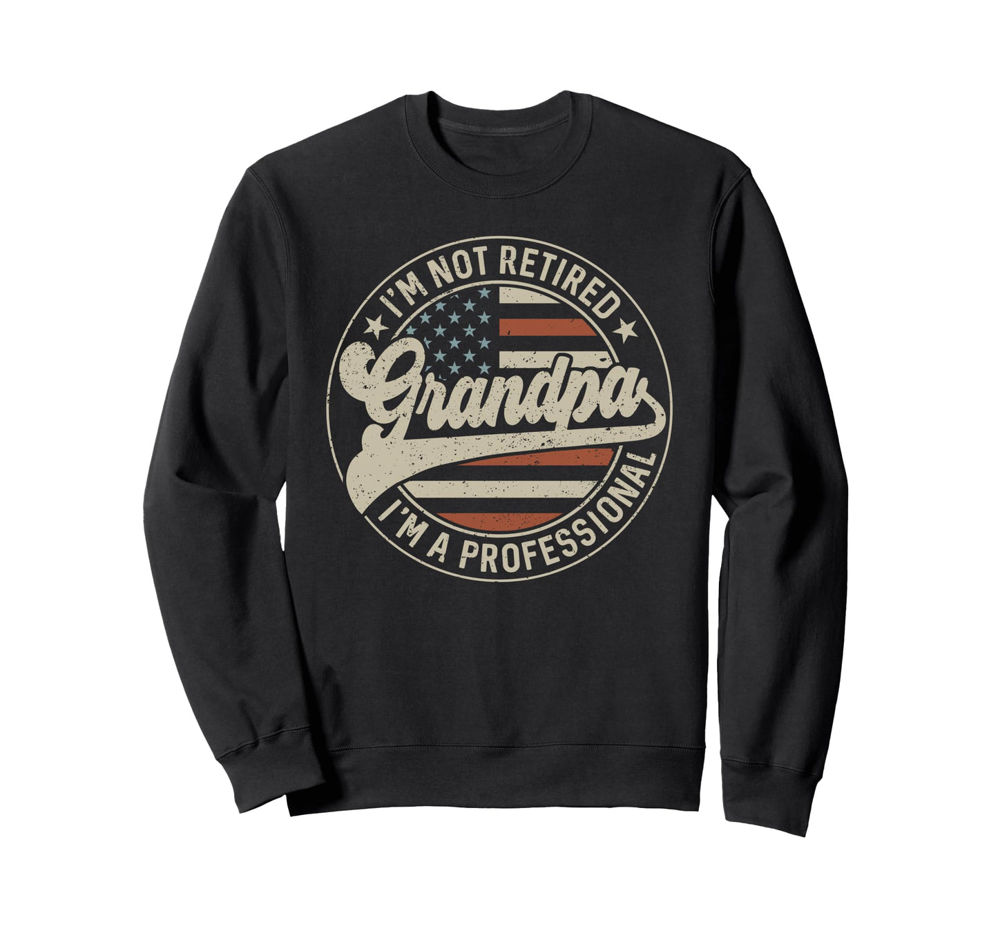 Im Not Retired Im Professional Sweatshirt - Fun Novelty Design for Adults - T-Shirt, Sweatshirt, Hoodie