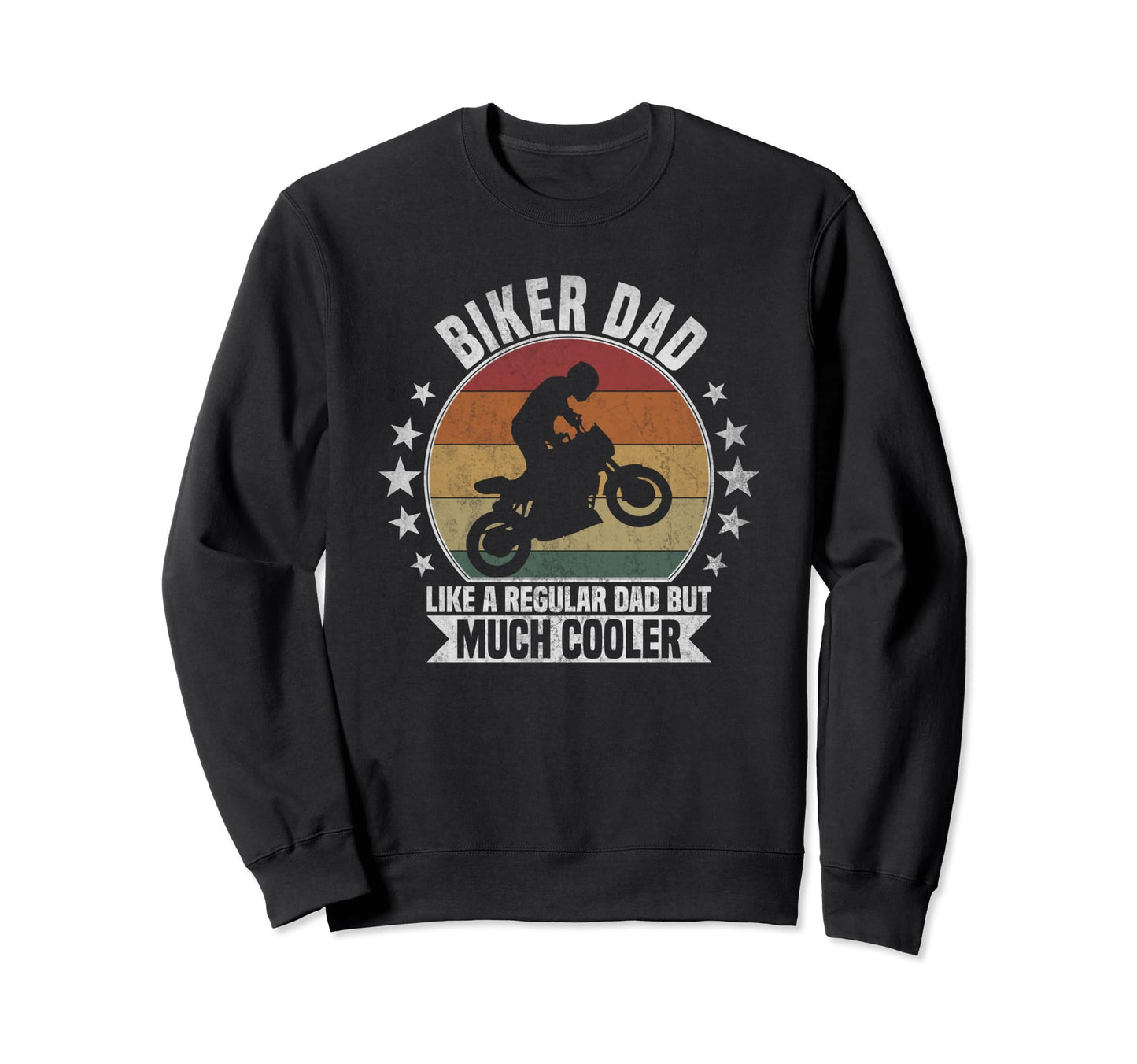 Motorrad Vater Papa Dad Bike Biker Lustig Sweatshirt - Graphic Print Unisex - T-Shirt, Sweatshirt, Hoodie