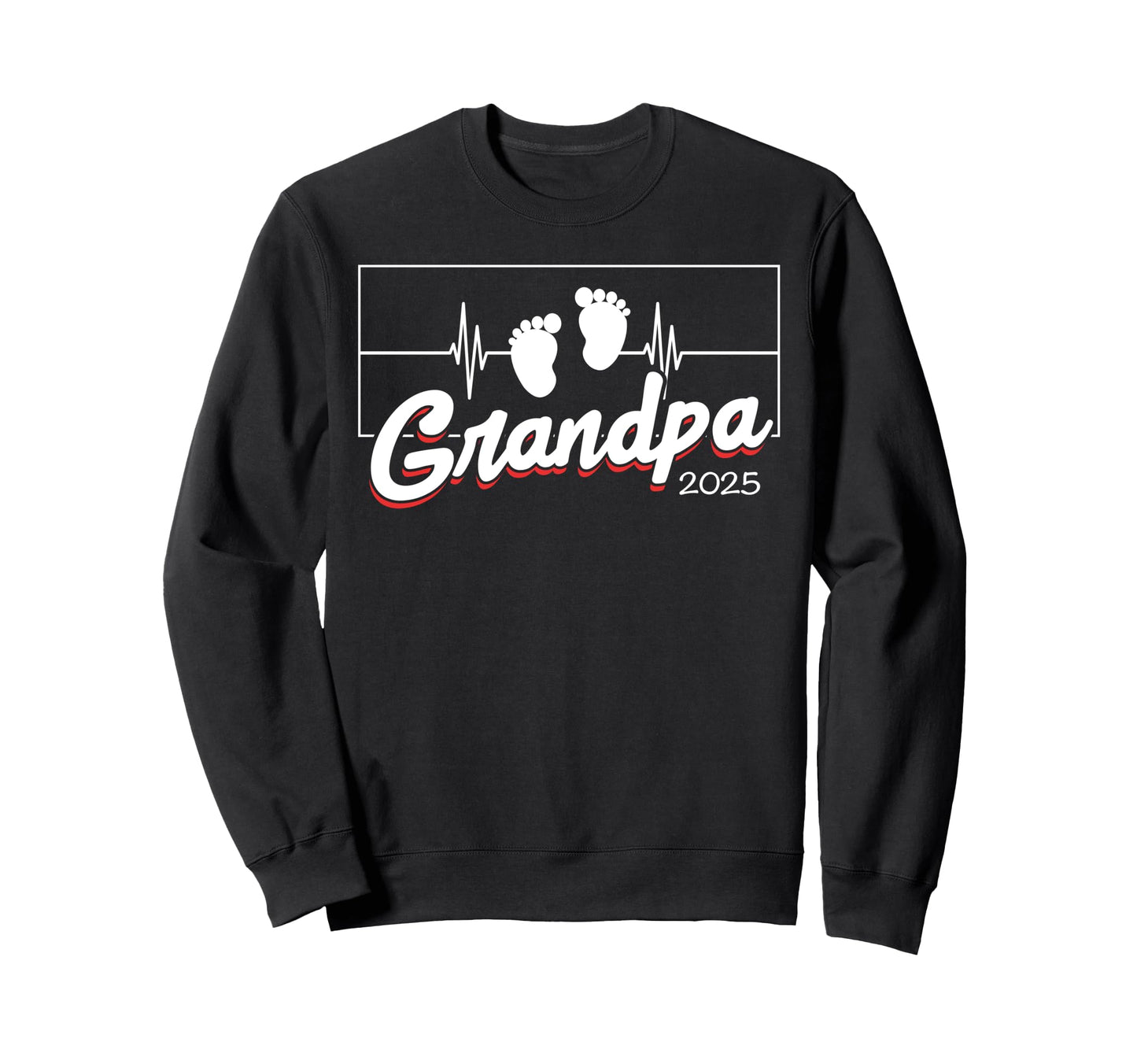Grandpa 2025 Soon To Be Promoted Sweatshirt - Custom Art Print for Adults - T-Shirt, Sweatshirt, Hoodie