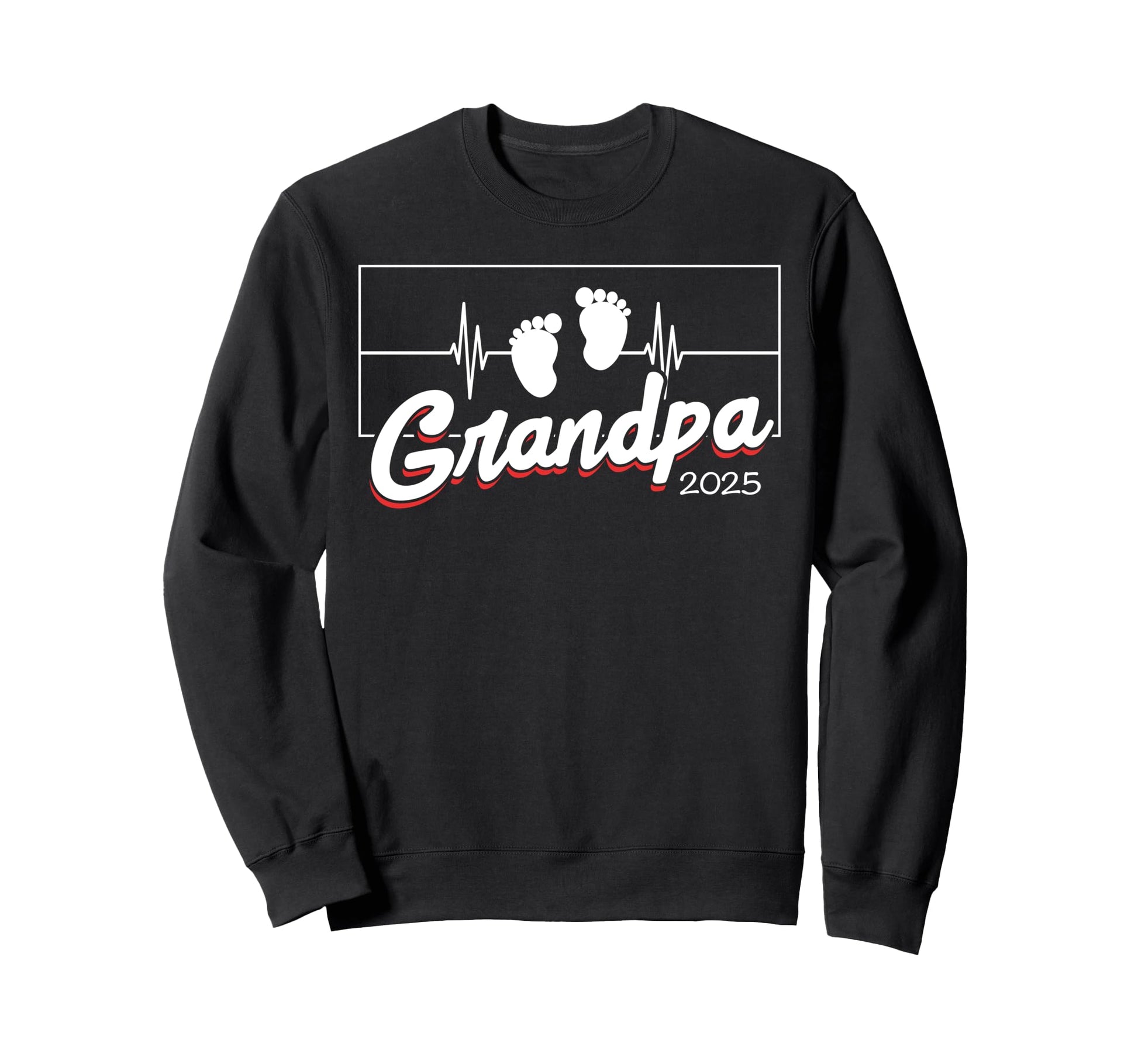 Grandpa 2025 Soon To Be Promoted Sweatshirt - Custom Art Print for Adults - T-Shirt, Sweatshirt, Hoodie