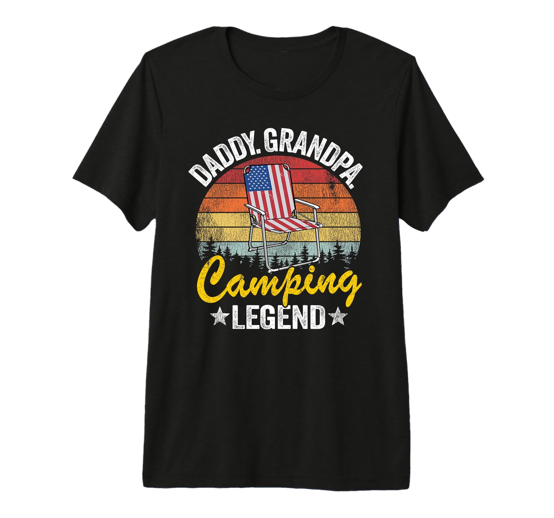 Mens Daddy Grandpa Camping Legend Rv T-Shirt - Aesthetic Graphic Men Women - T-Shirt, Sweatshirt, Hoodie