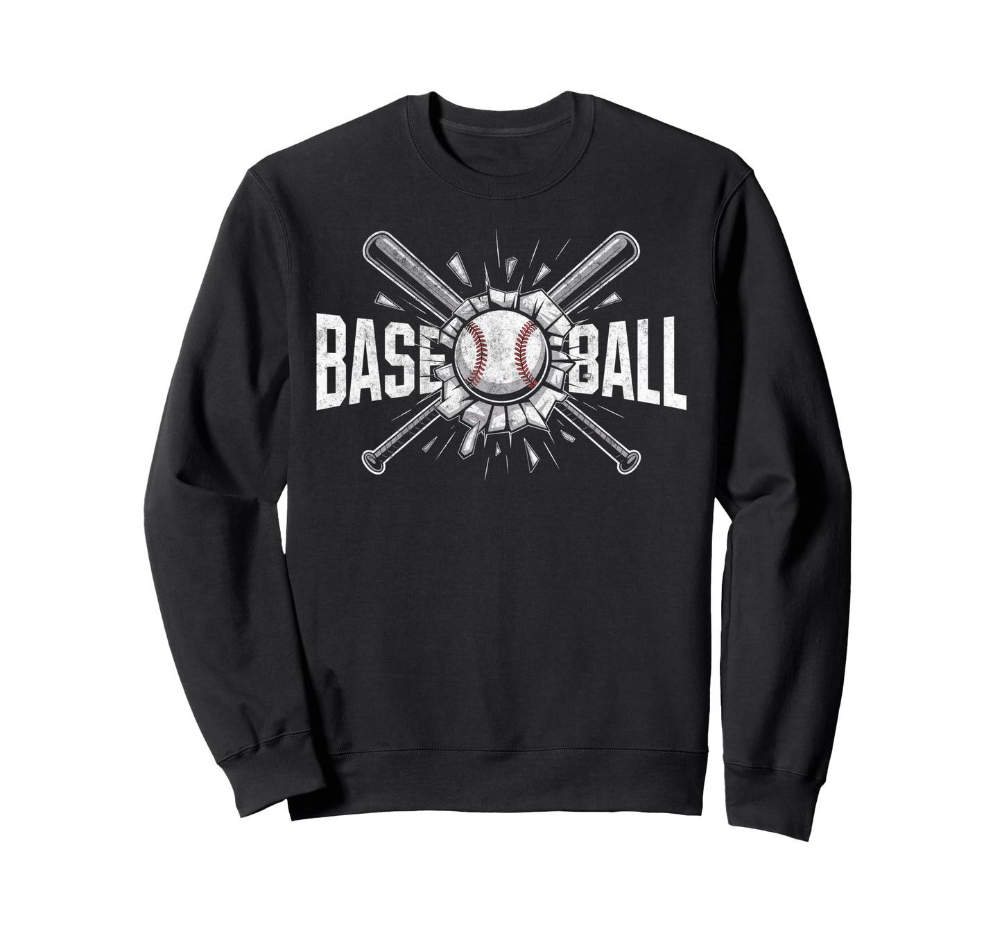 Baseball Ball Baseball Lover Player Sweatshirt - Graphic Print Men Women - T-Shirt, Sweatshirt, Hoodie
