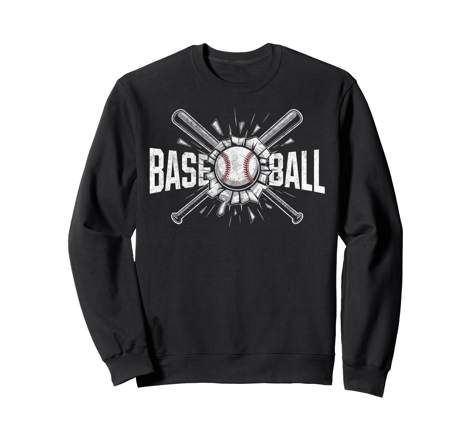Baseball Ball Baseball Lover Player Sweatshirt - Graphic Print Men Women - T-Shirt, Sweatshirt, Hoodie